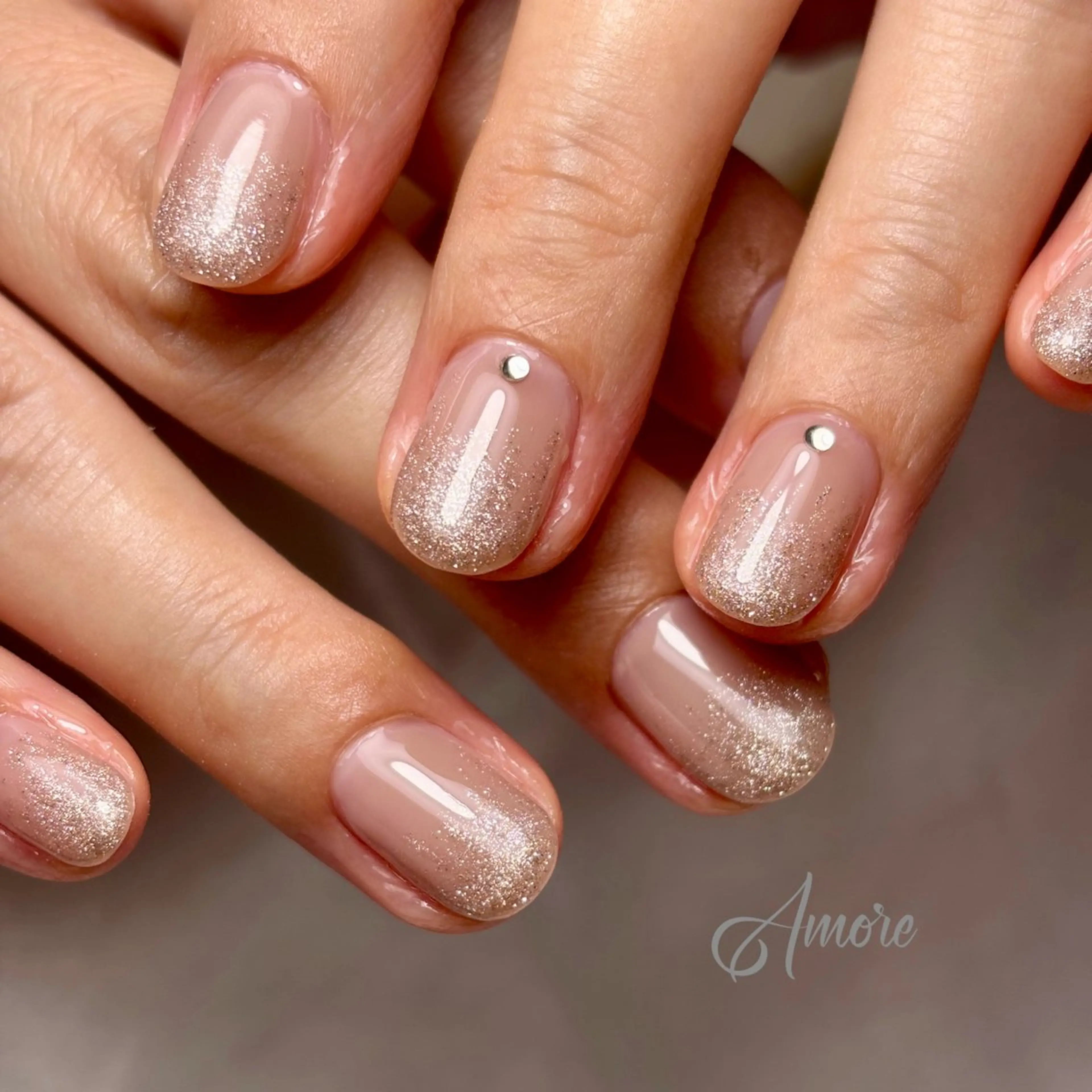 ネイル 桜ネイル ジェルネイル グラデーション キラキラネイル 韓国ネイル You kyehwaのネイルデザイン