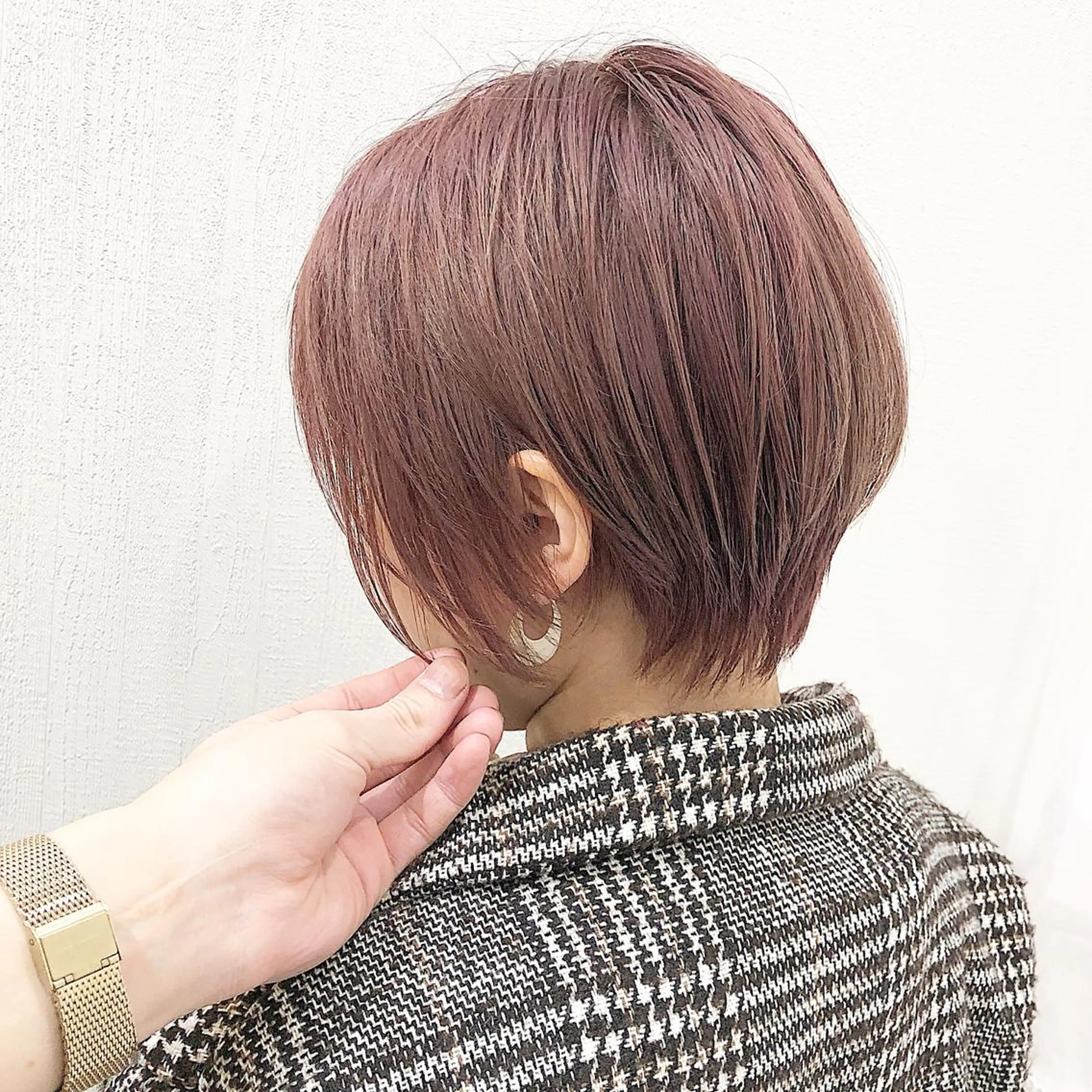 ショート カラー 横浜ブリーチムラ直し ハイトーン/ブリーチのヘアスタイル