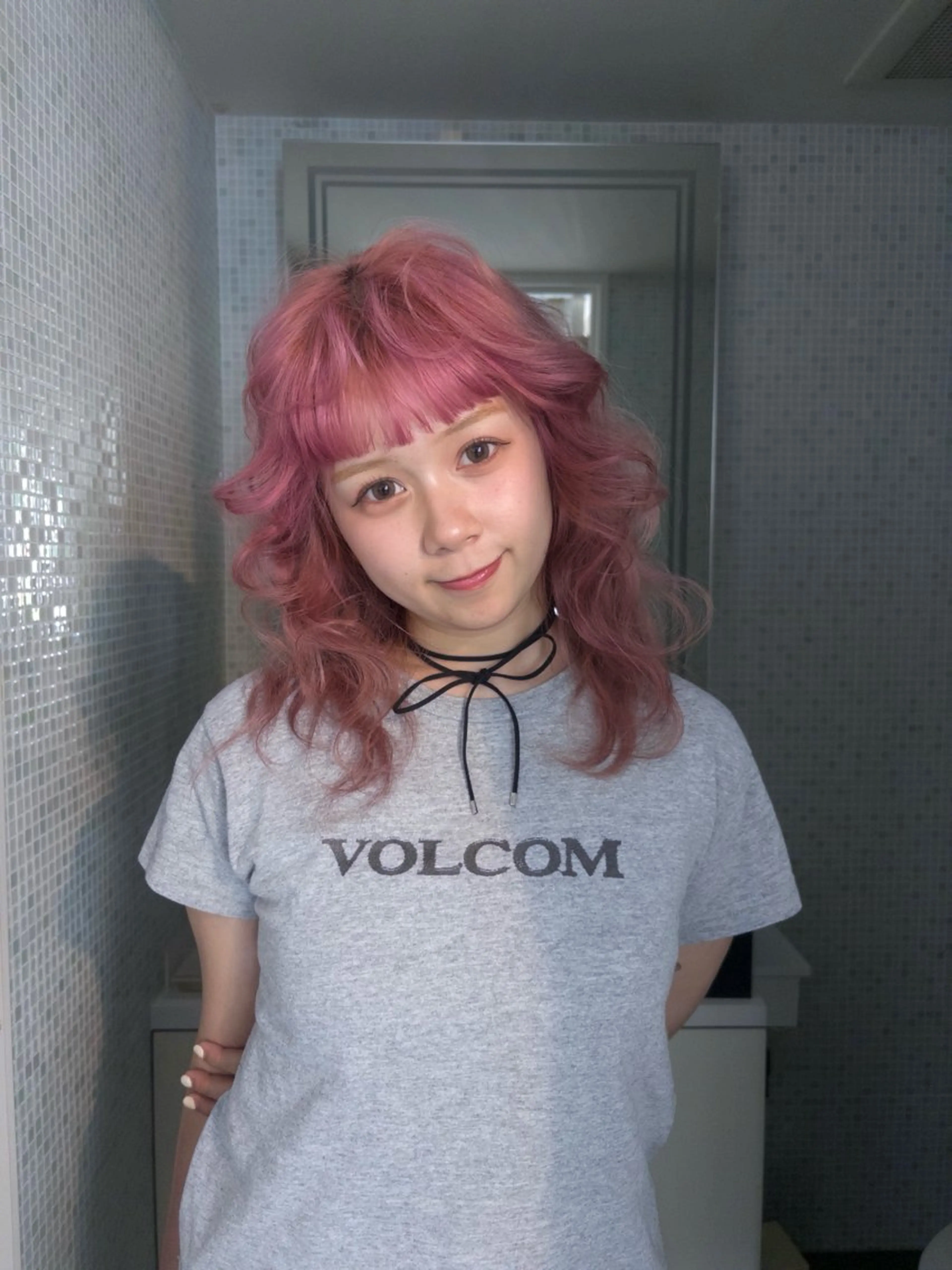 セミロング カラー ヘアアレンジ ニュアンスカラー🧶 nanacoのヘアスタイル