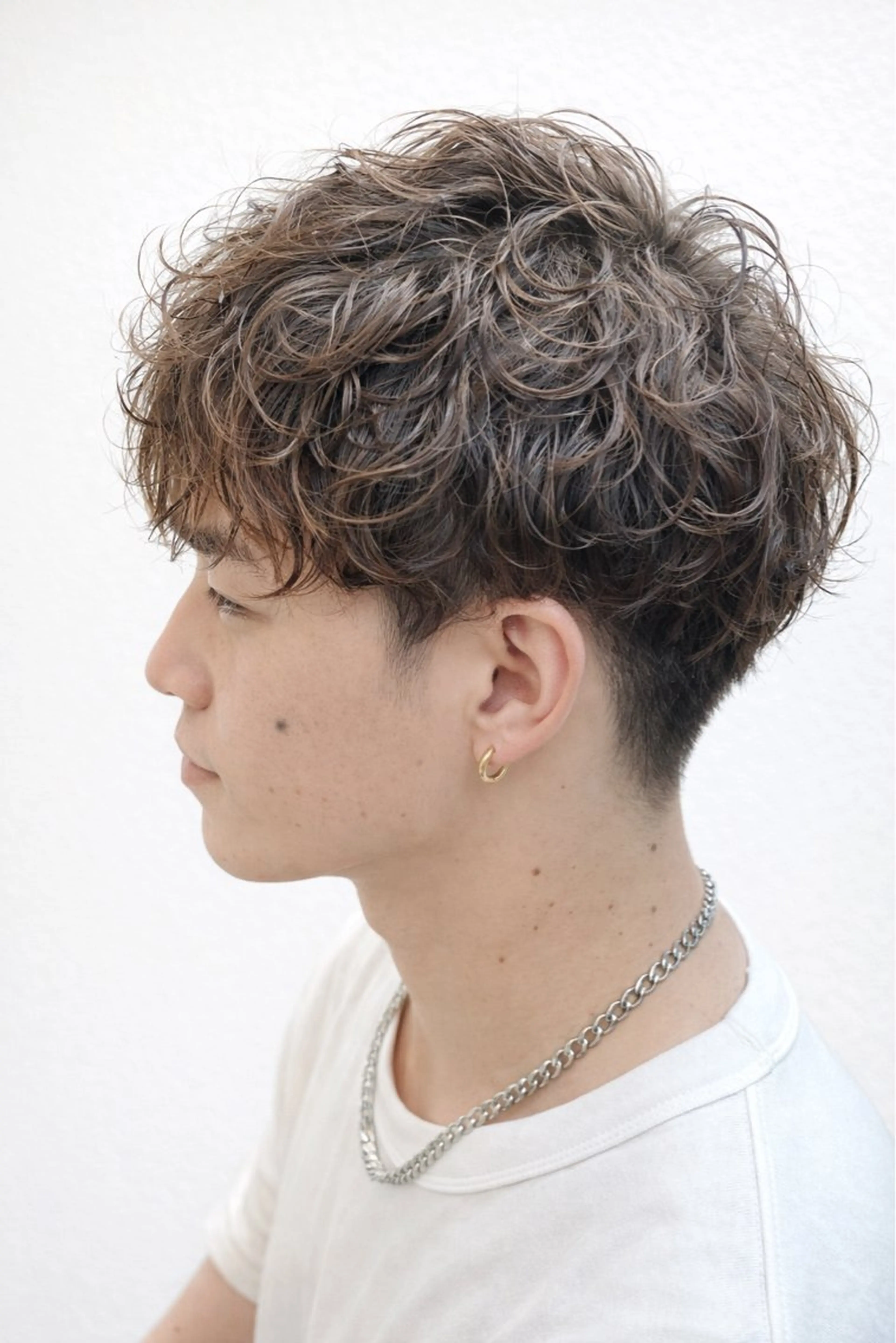 ショート パーマ メンズ カット パーマ メンズ特化/パーマ/ 髪質改善　高野奨馬のヘアスタイル