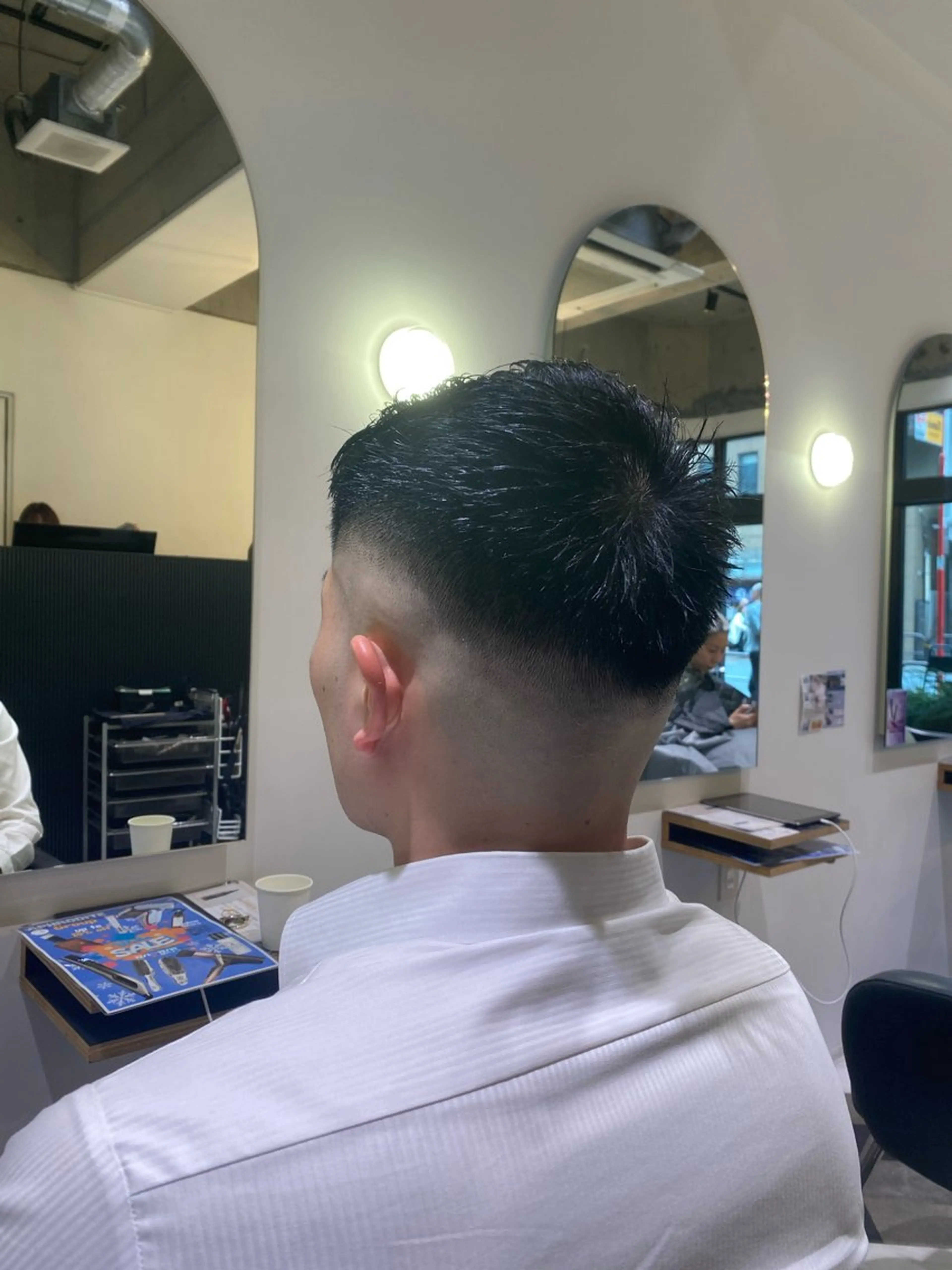 メンズ フェードカット 七三 メンズ指名NO.1/ 原崎 元希のヘアスタイル