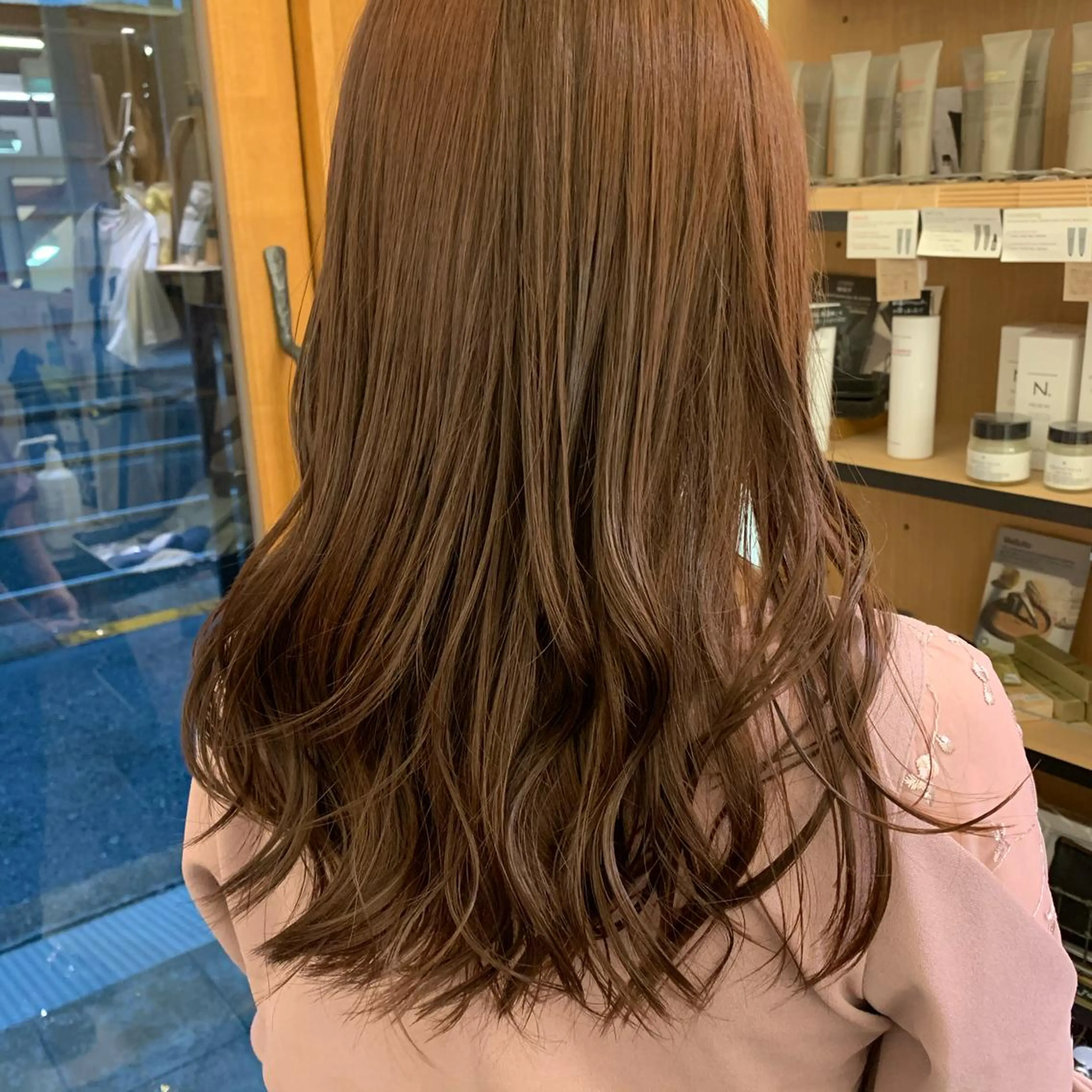 ロング 艶髪color💎髪 質改善ストレート大吉のヘアスタイル