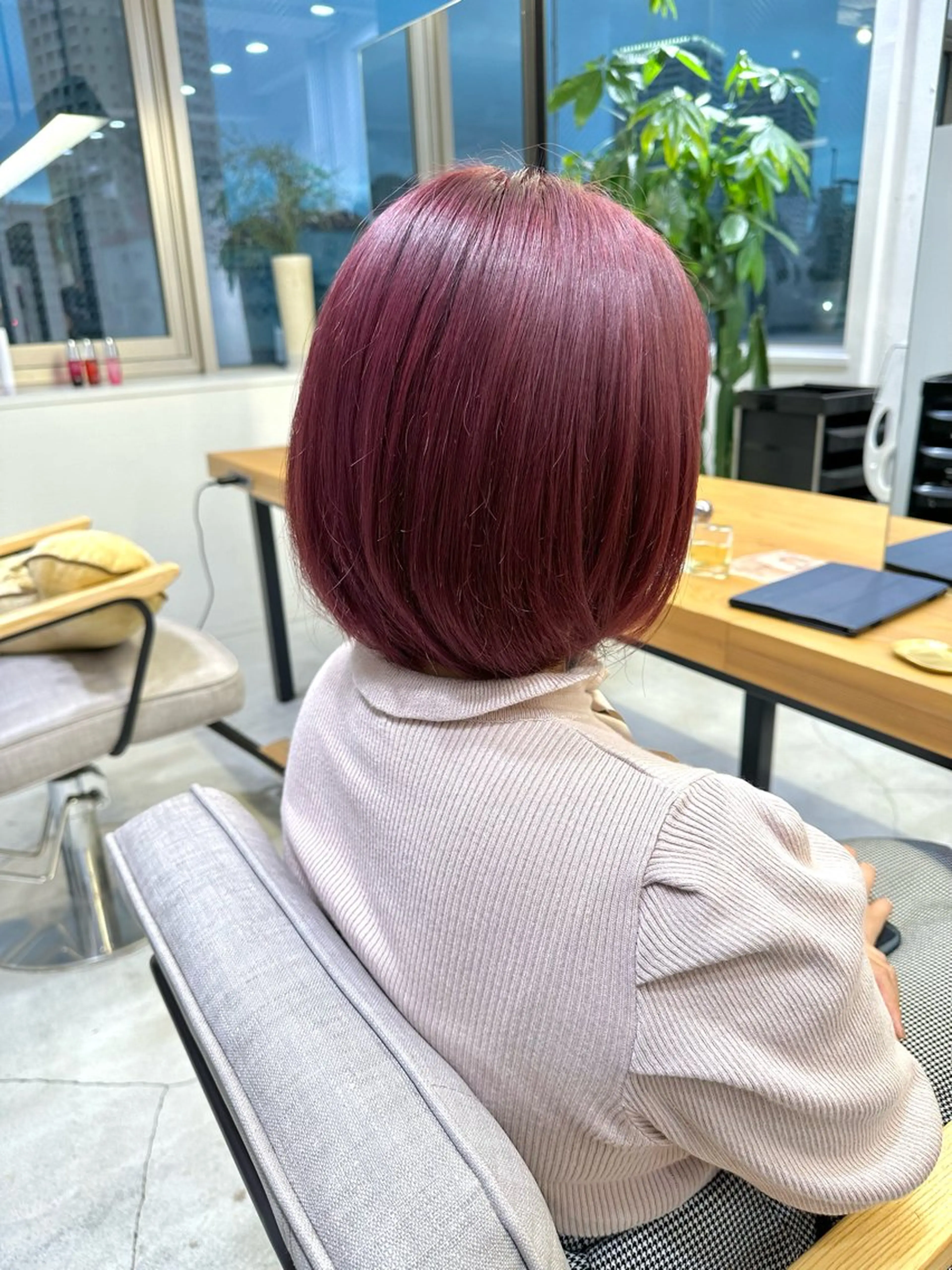 ショート カット ヘアカラー トリートメント 上野湧太 髪質改善/艶カラーのヘアスタイル