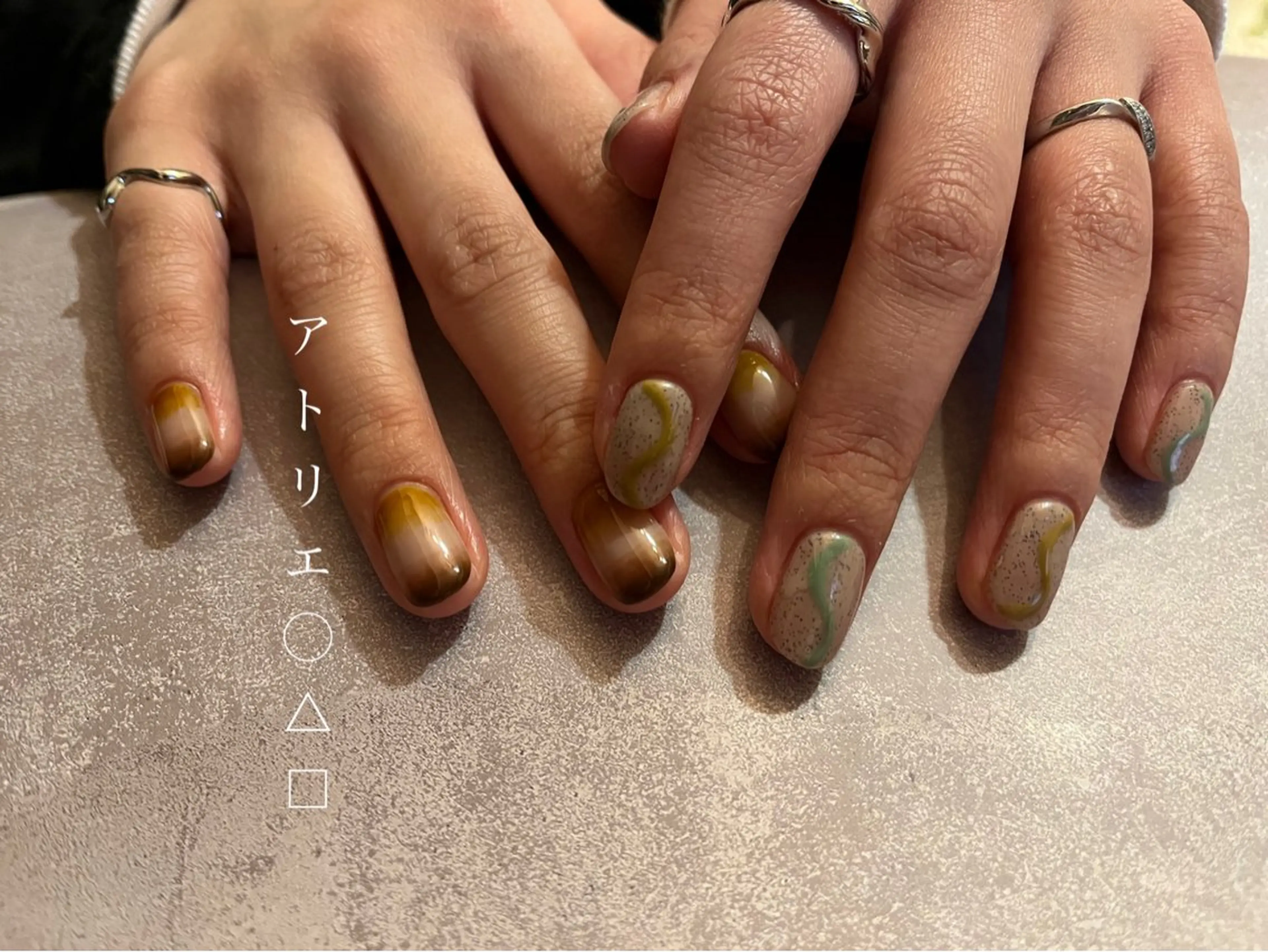 ネイル ハンドネイル アトリエ ○△□のネイルデザイン