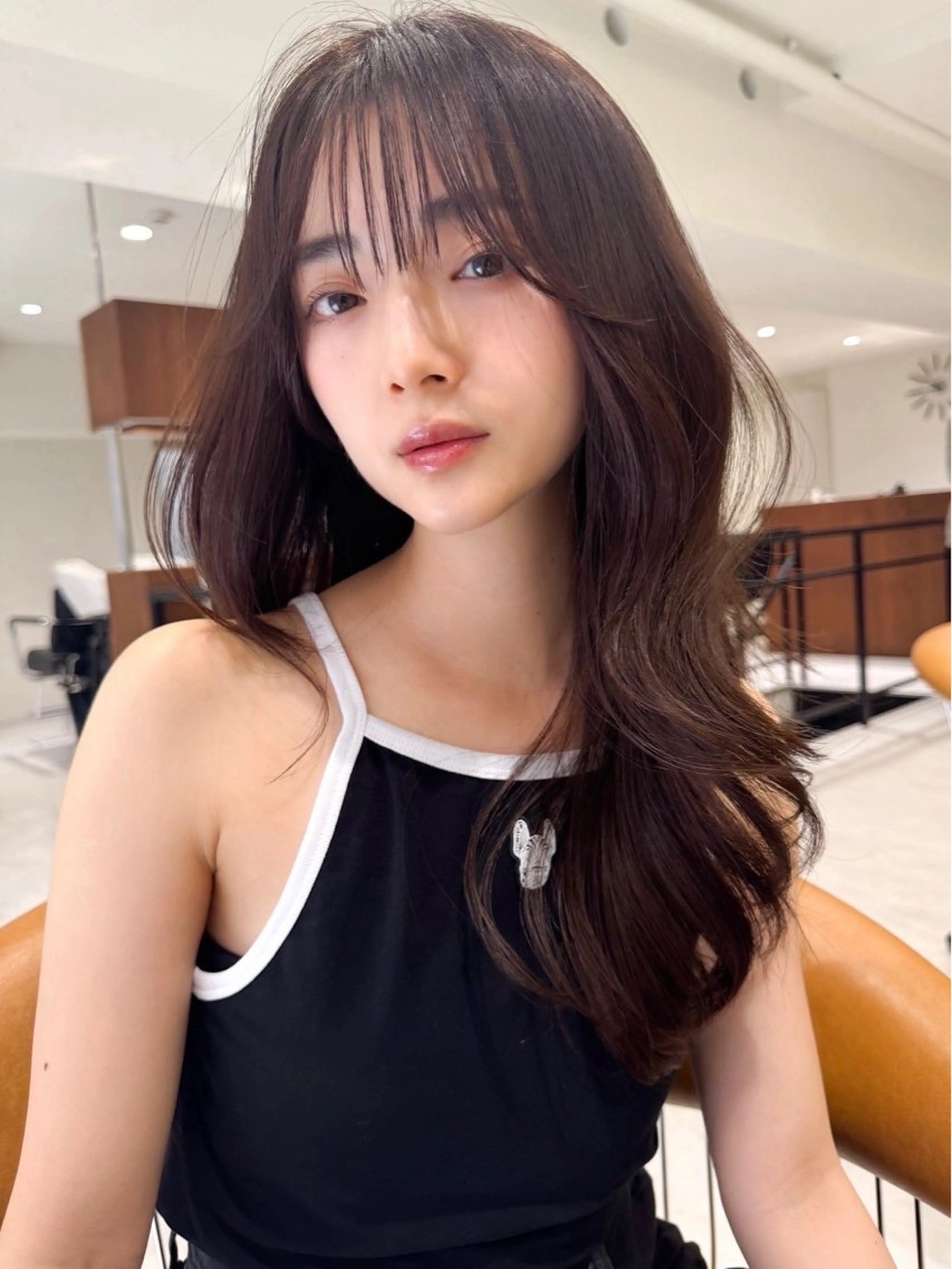 セミロング カラー ✨レイヤーカット/透 名感カラー特化✨のヘアスタイル