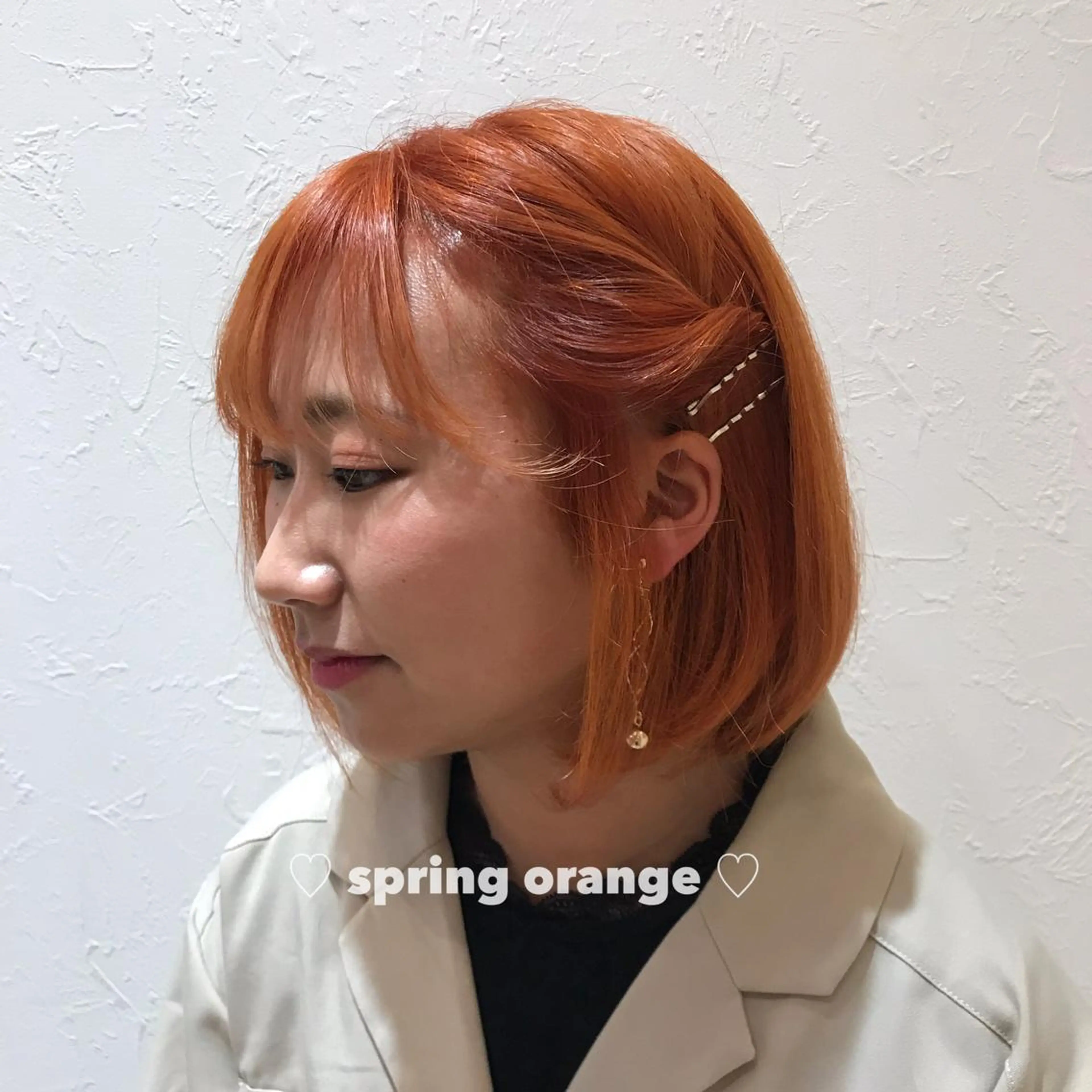 ショート ブリーチなしカラー ダブルカラーエクステのヘアスタイル