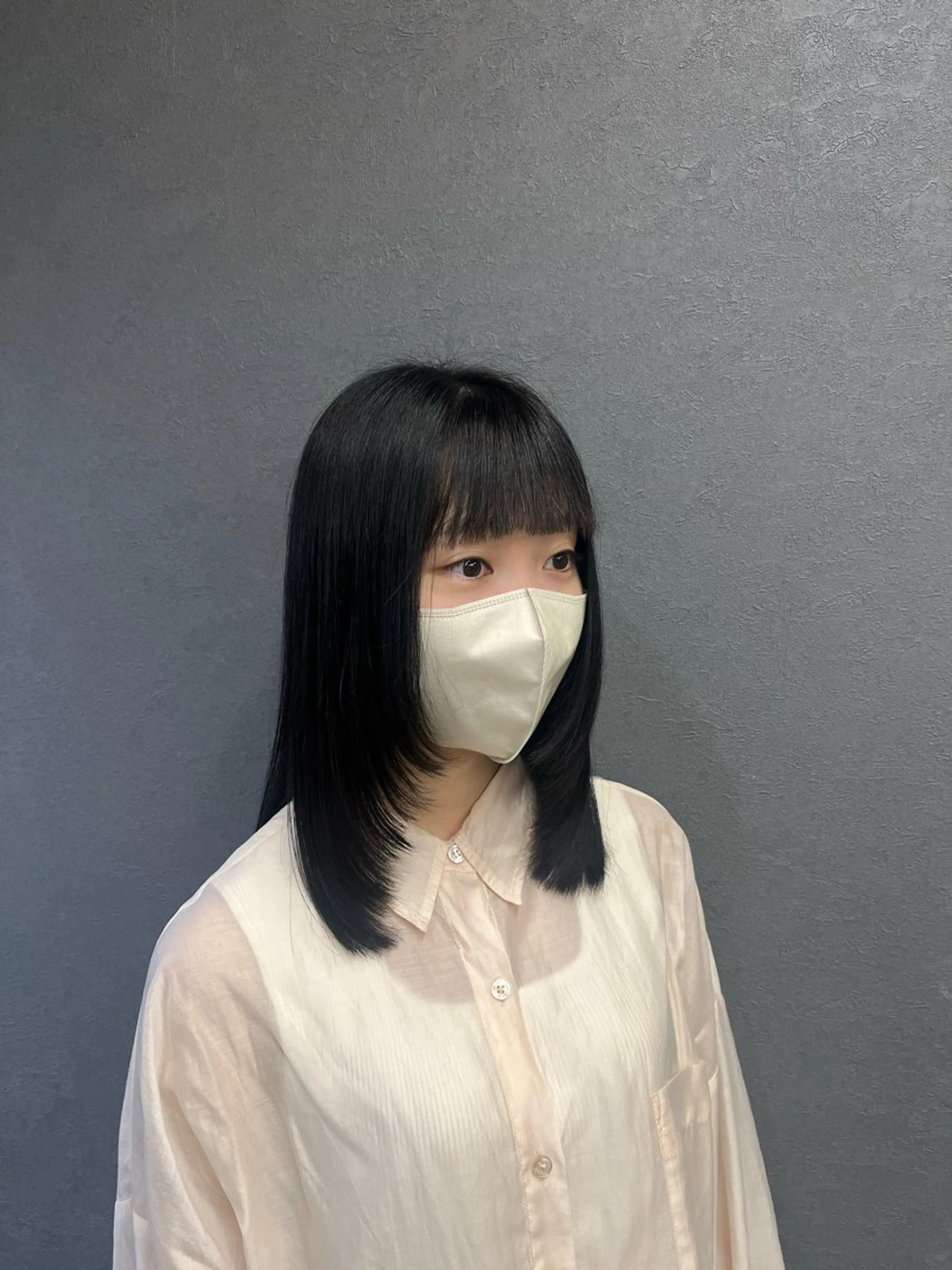 セミロング カット トリートメント 🐈‍⬛吉澤 汀彩🐈‍⬛のヘアスタイル