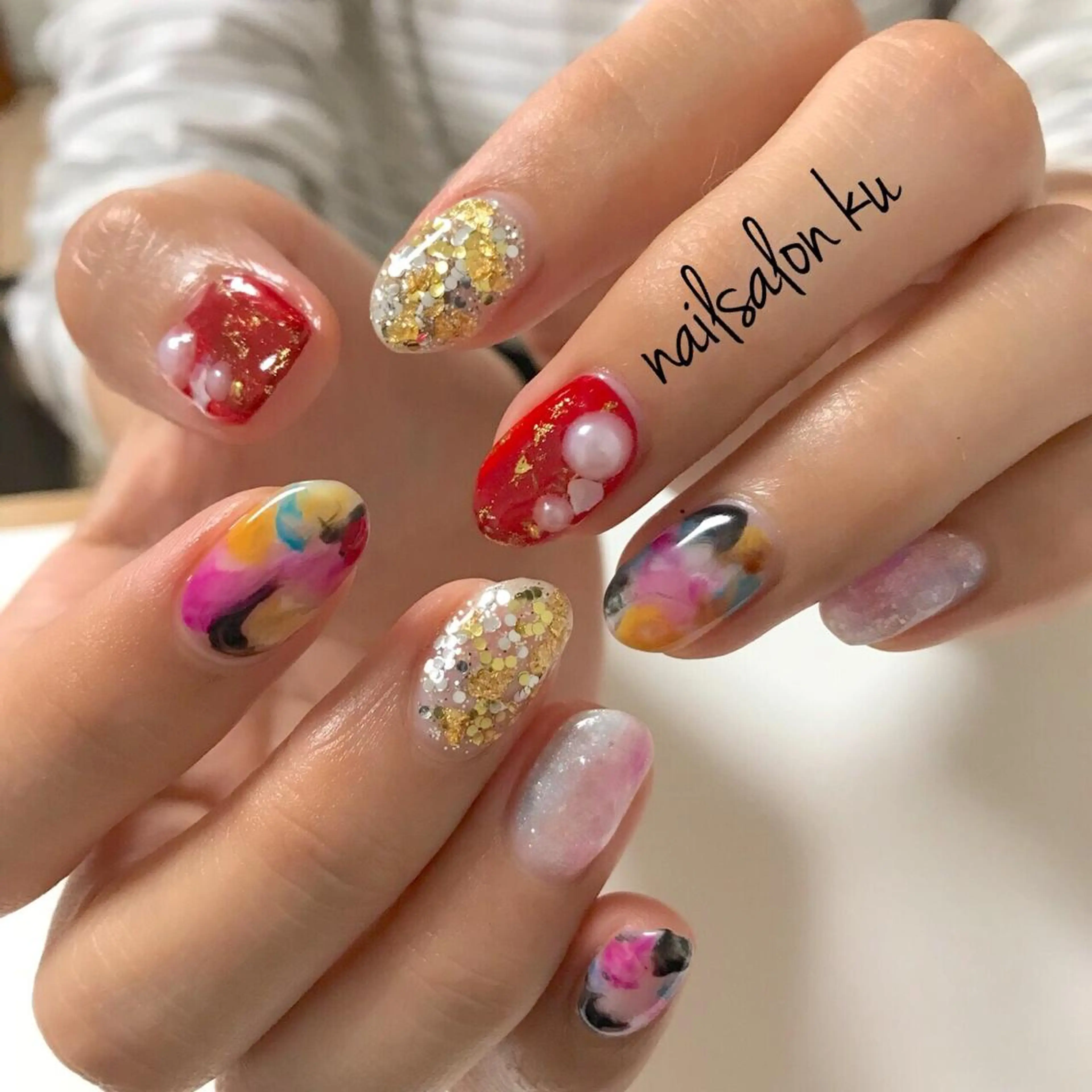 ネイル ハンドネイル ネイルサロン クーのネイルデザイン