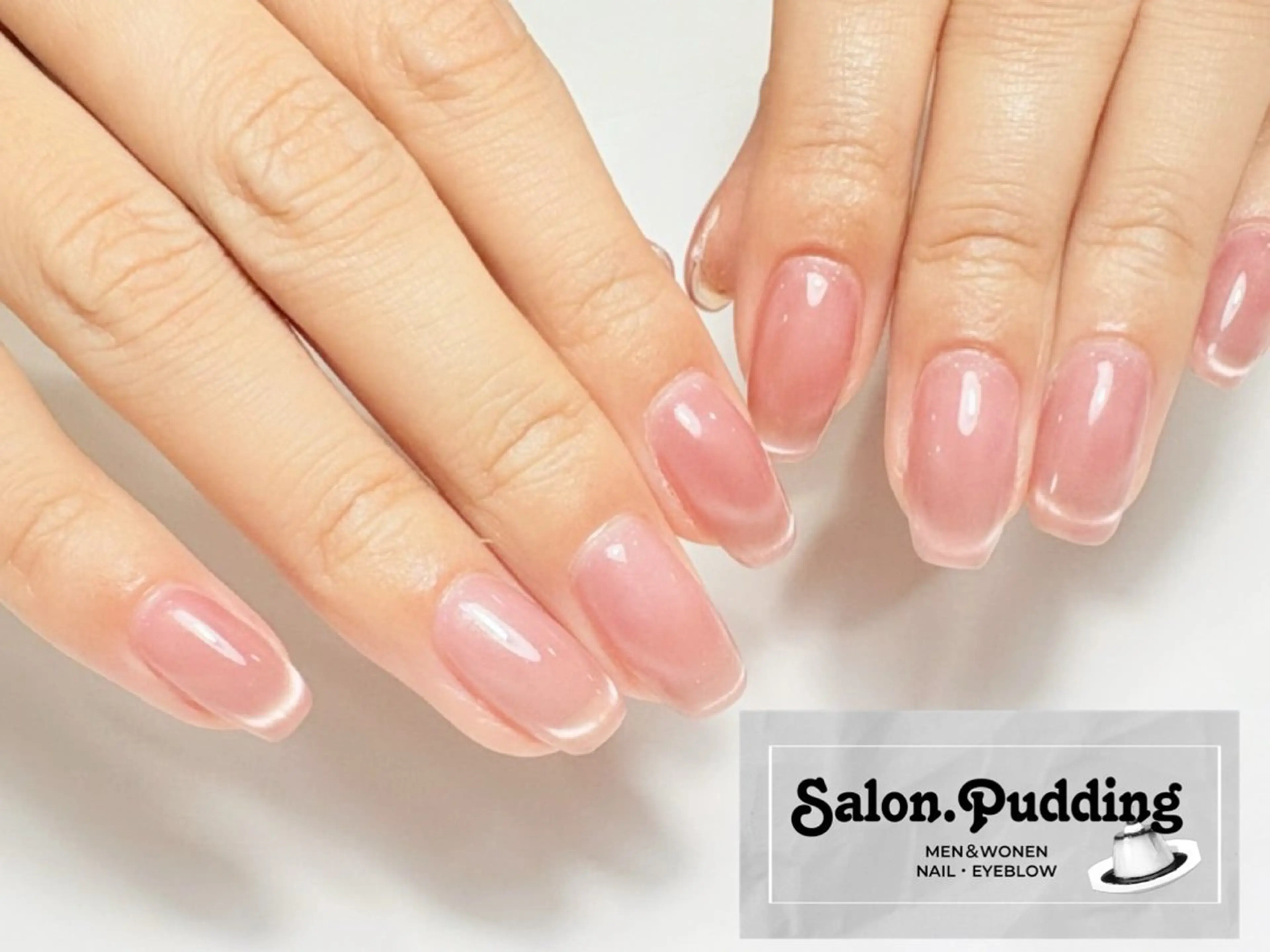 ネイル フレンチネイル ジェルネイル マグネットネイル Salon.Pudding所属・pudding みなみのネイルデザイン