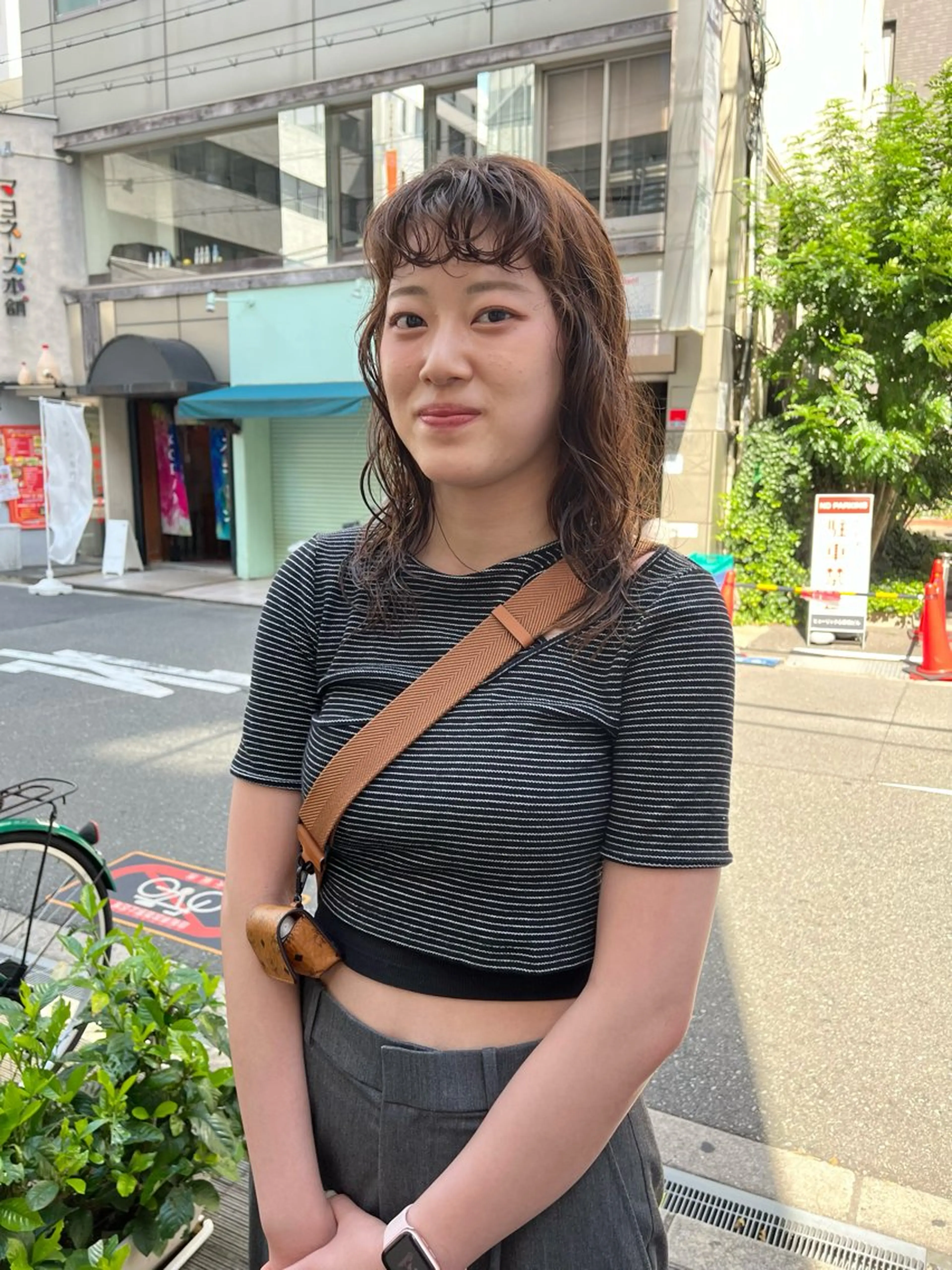 セミロング パーマ セミロングパーマ レイヤーカット ニュアンスパーマ カット パーマ ショート/パーマ/ カラー/FUKOのヘアスタイル