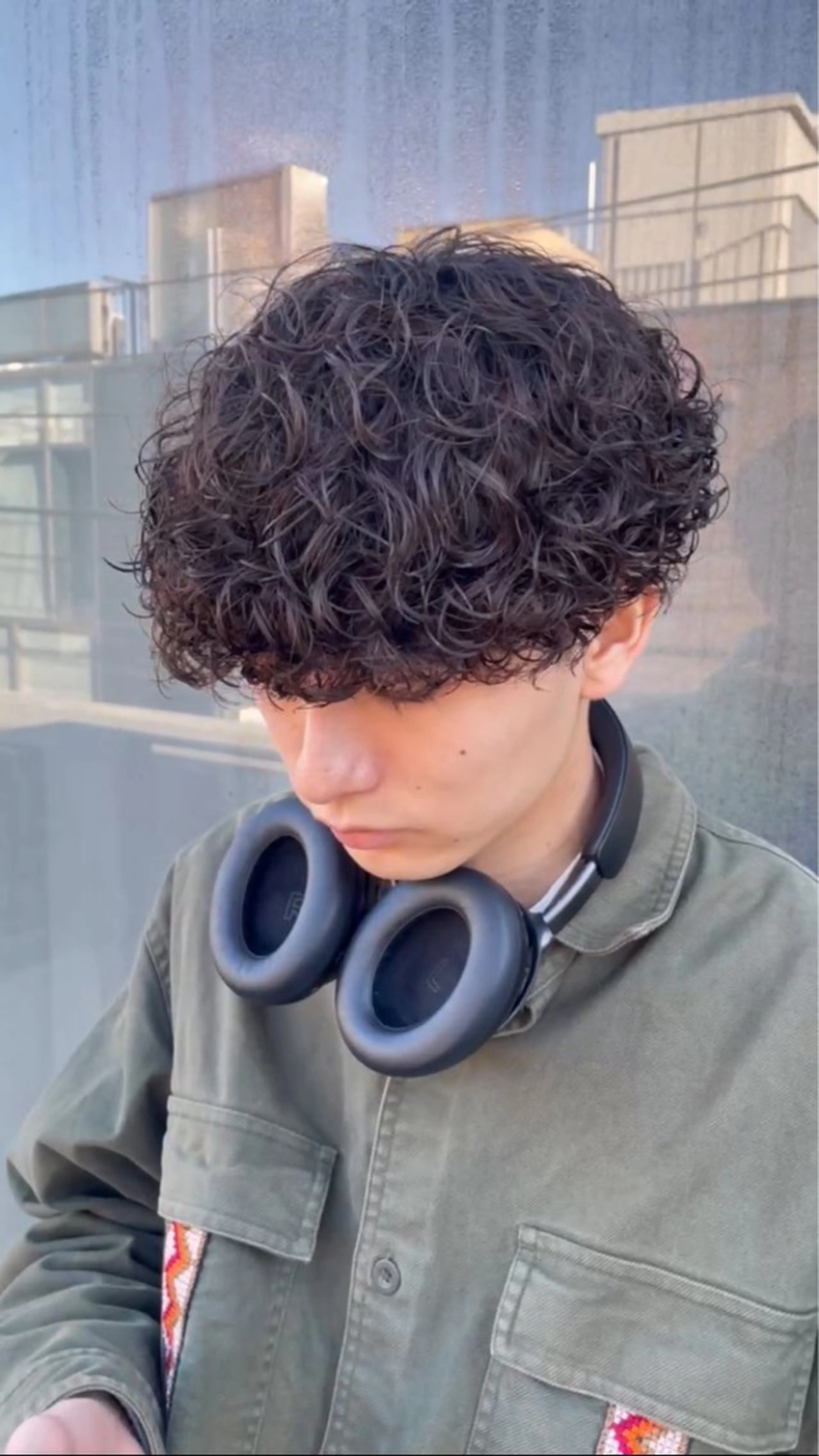 カット➕プードルパーマ『常に大人気✨襟足なし、ありどちらもかっこよくなります！😎一気に雰囲気出せます🍀*゜』の写真