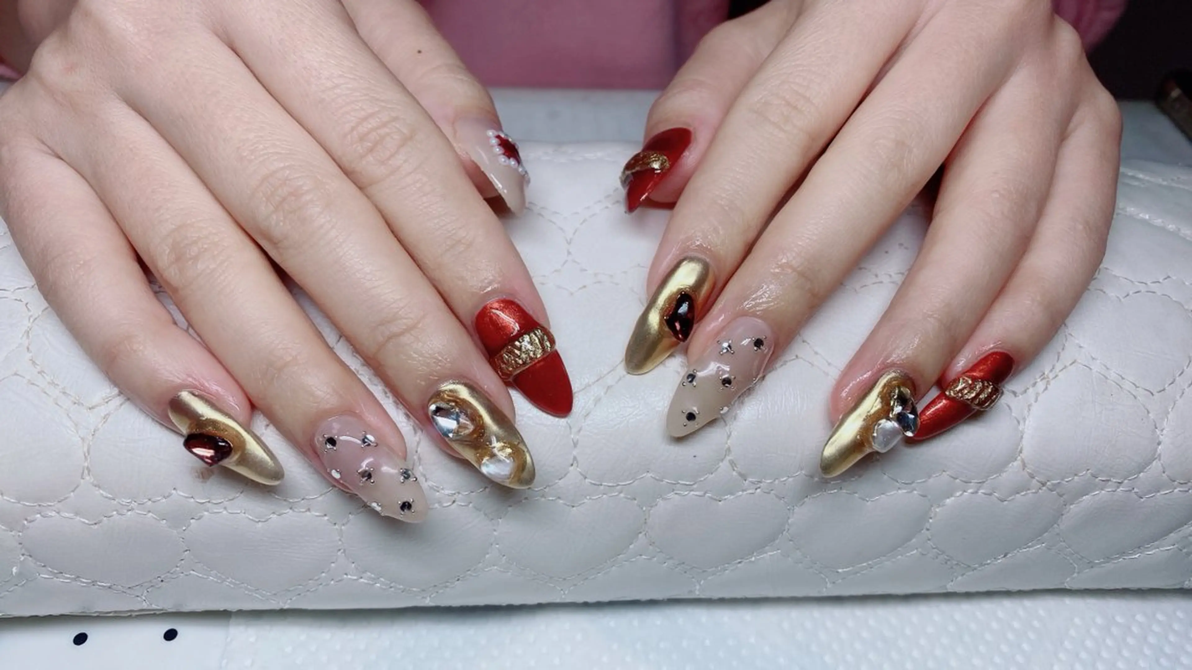 ネイル 長さ出し フットネイル ジェルネイル 韓国ネイル マグネットネイル Nail Annのネイルデザイン