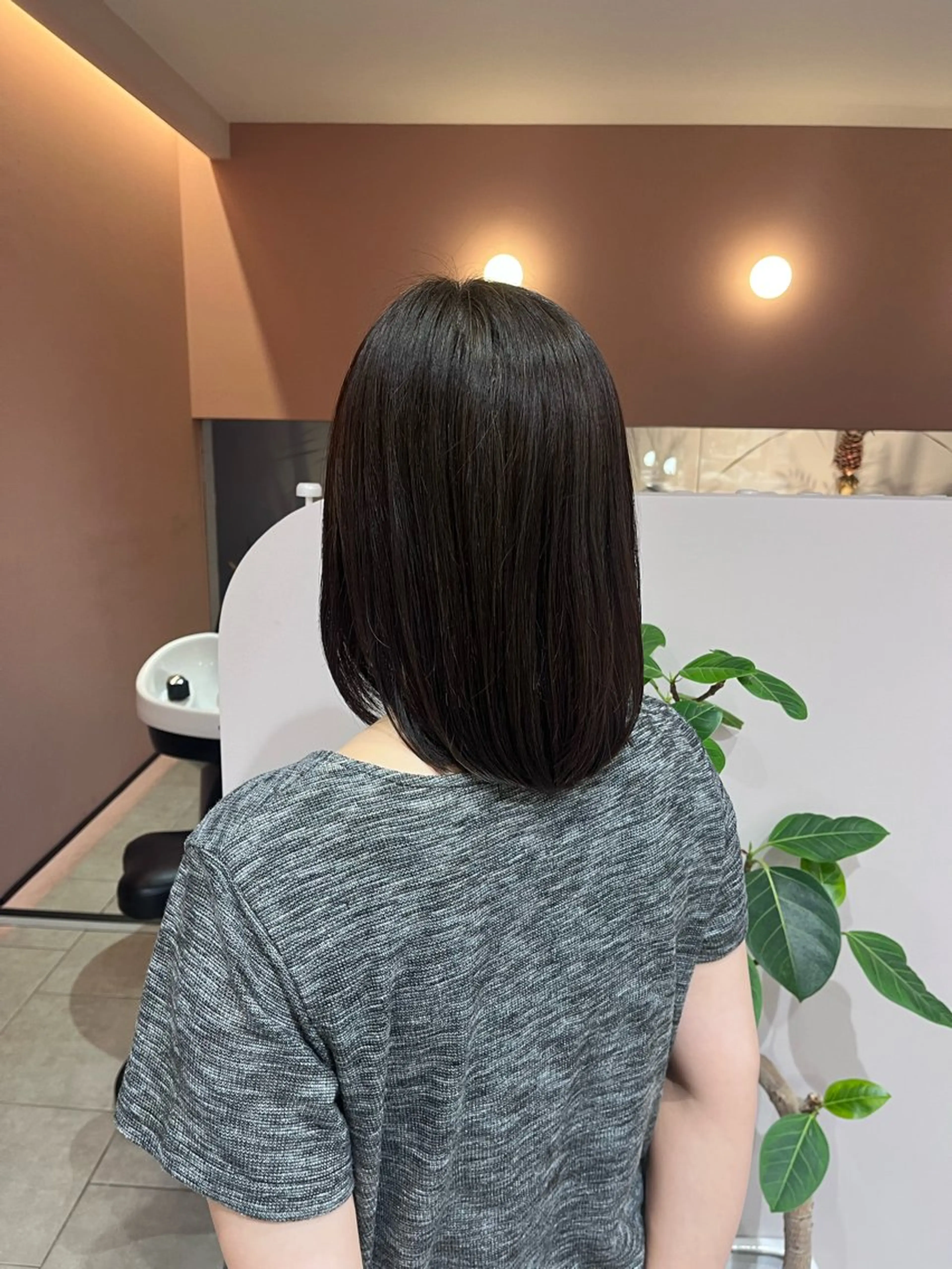 ミディアム Rosierbleu 道正のヘアスタイル