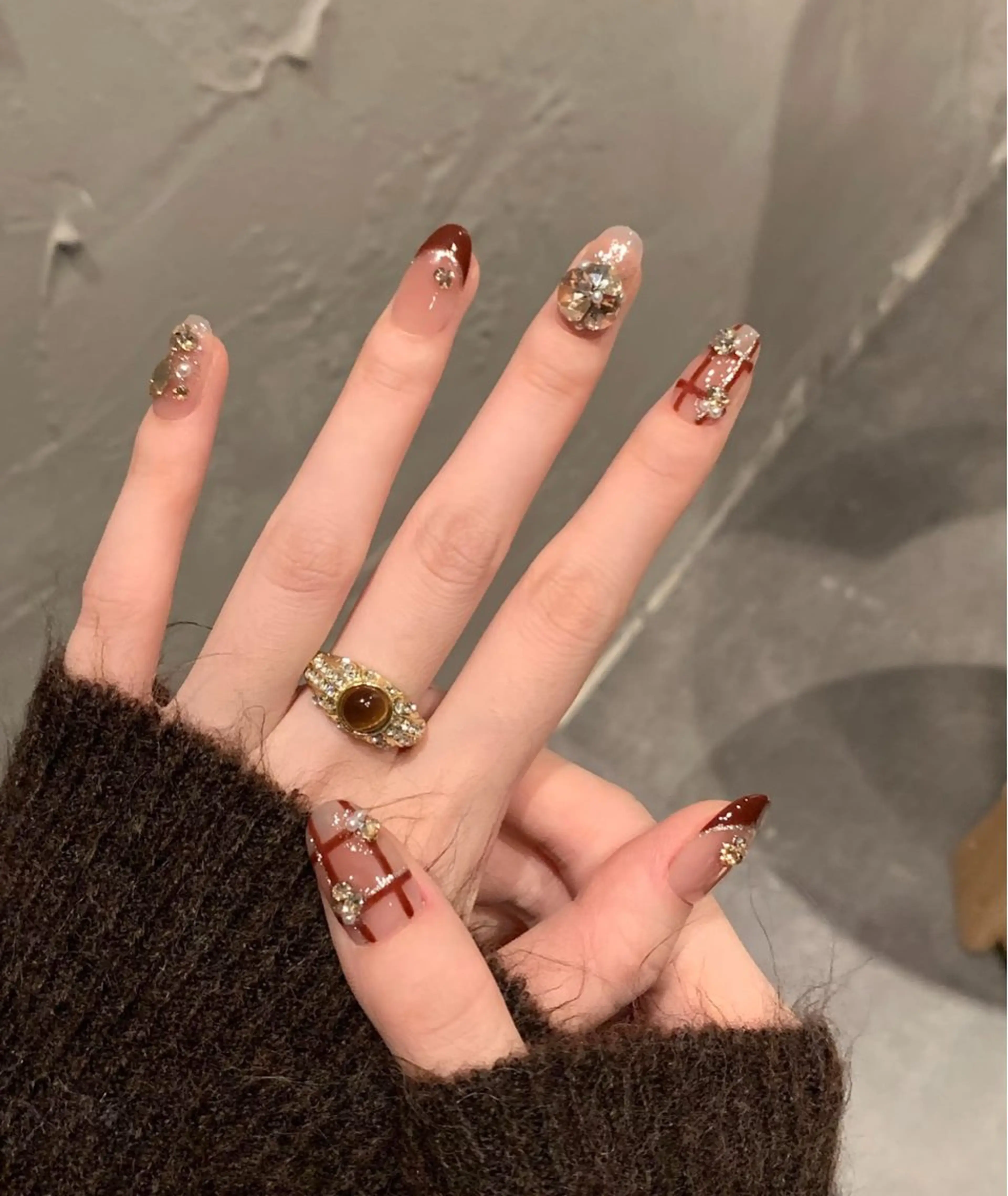 ネイル アートネイル オーロラネイル チークネイル 長さ出し フットネイル ハンドネイル Blossom nail【ブラソンネイル】所属・Blossom nail_Yuniのネイルデザイン