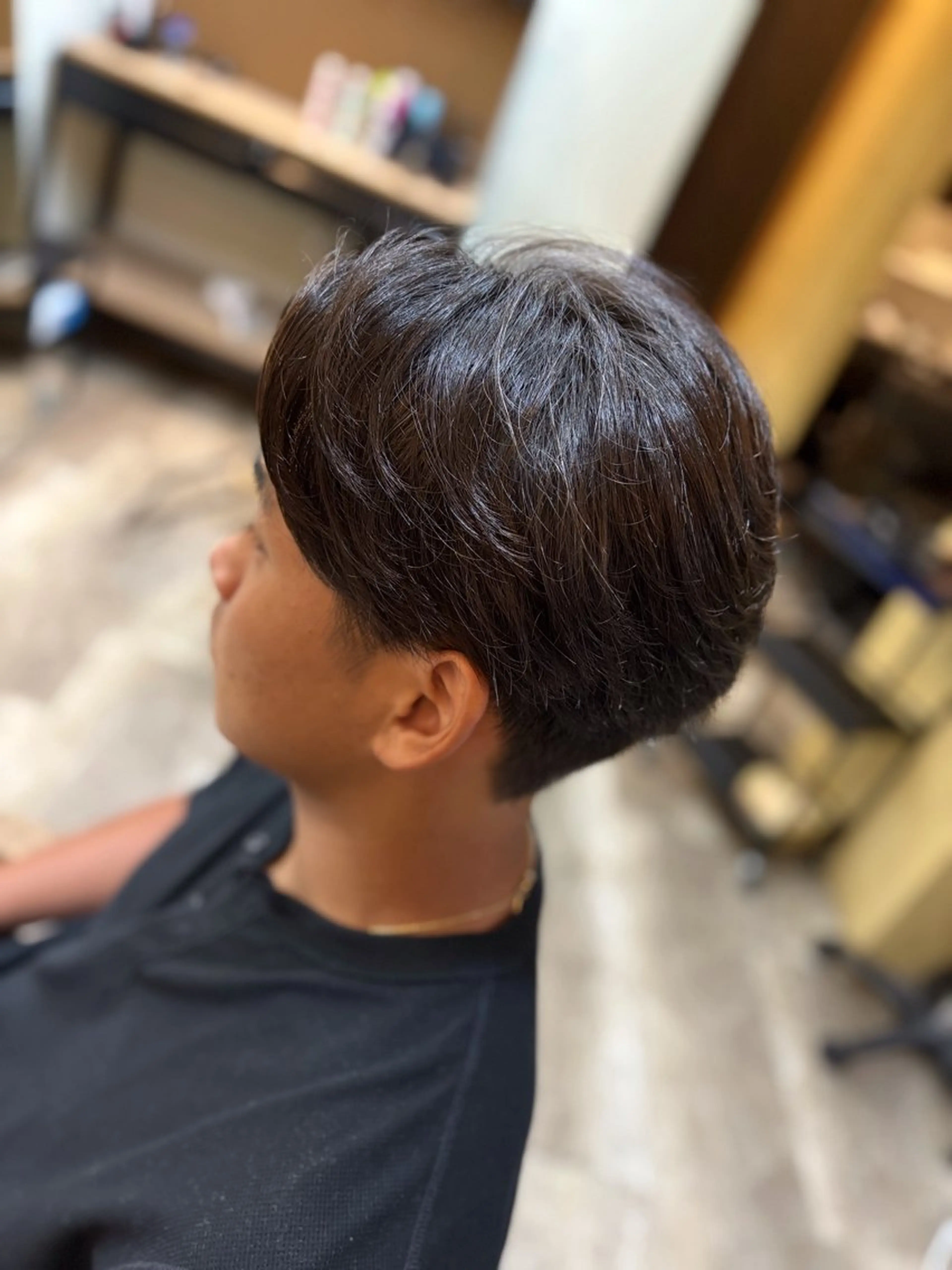 パーマ メンズ カット パーマ メンズサロン Tidusのヘアスタイル