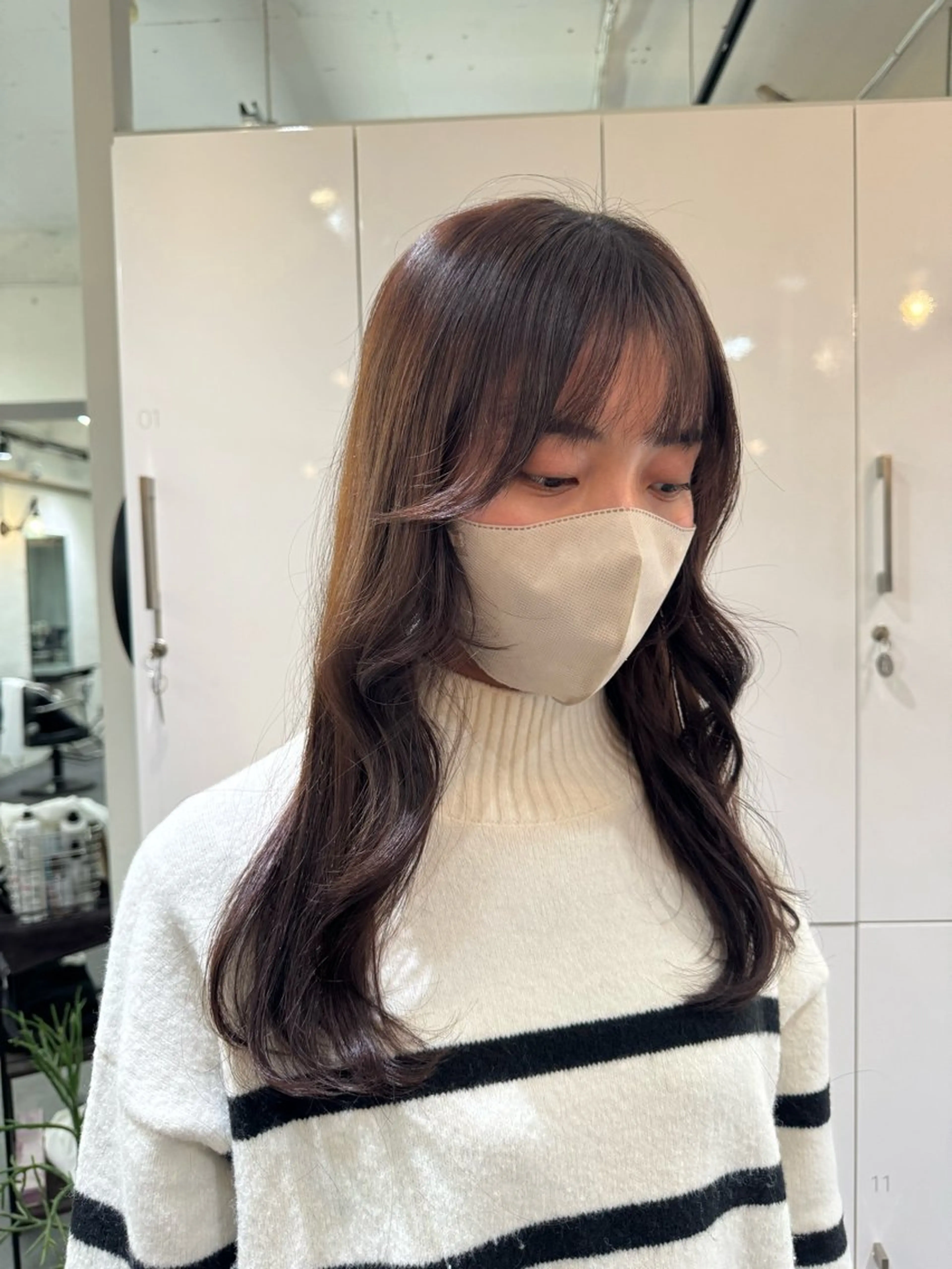 ロング 赤み無し柔らかカラー 【梅田】madokaのヘアスタイル