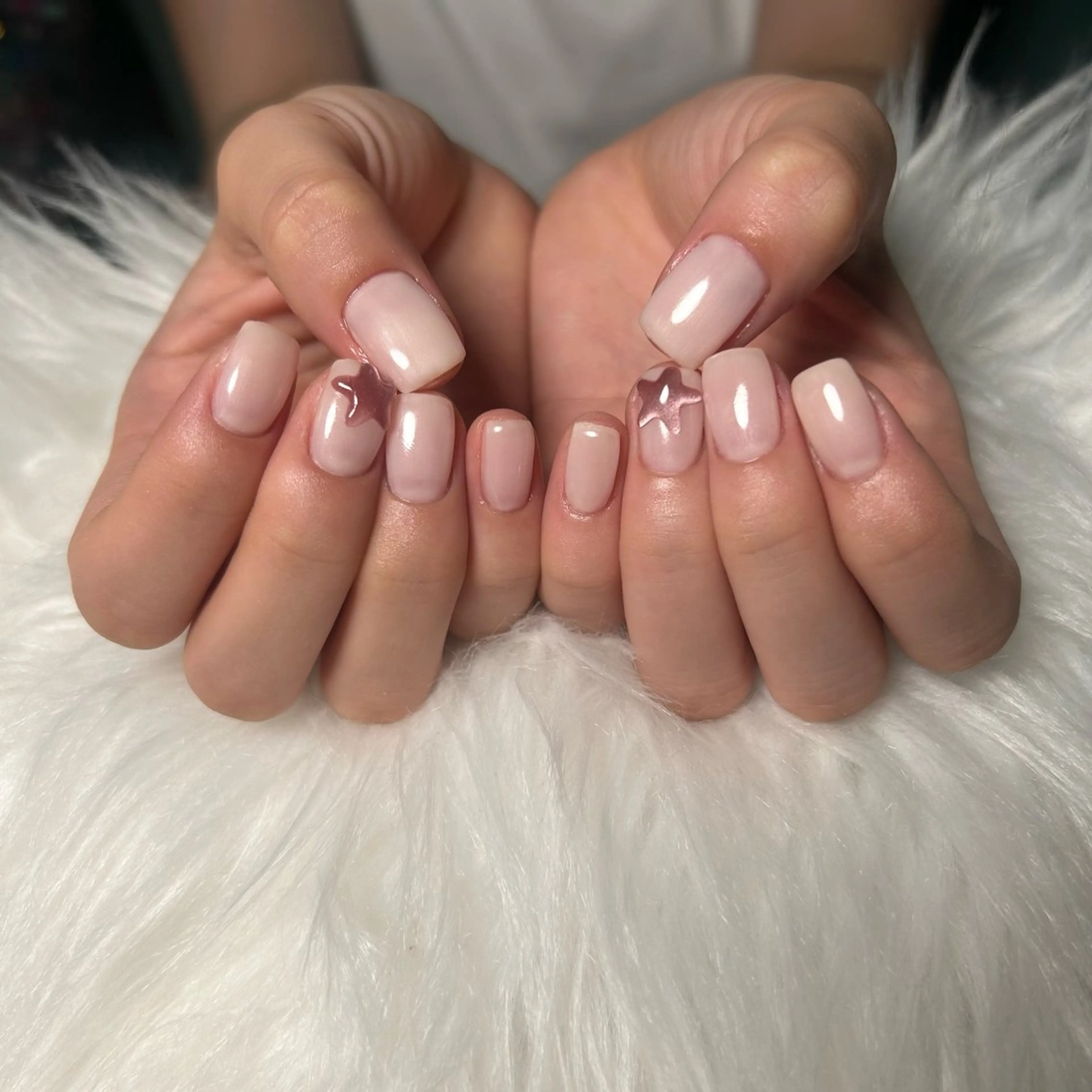 ネイル フラッシュネイル フレンチネイル マグネットネイル ニュアンスネイル リボン ハンドネイル nail salon Libertyのネイルデザイン