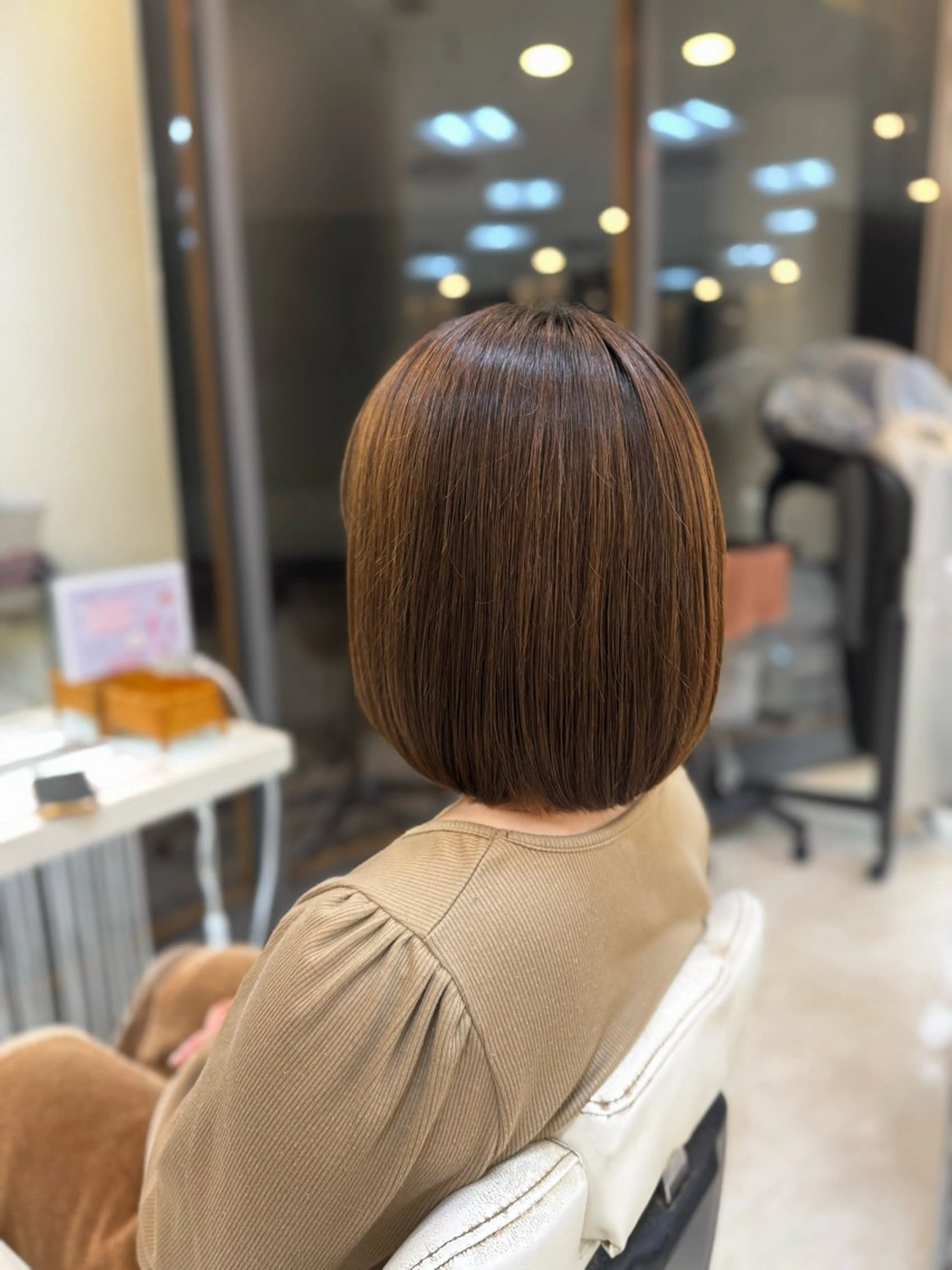 ミディアム ボブ アイヴァンキャトル山野愛子美容室所属・🤍miyazaki rena🤍のヘアスタイル