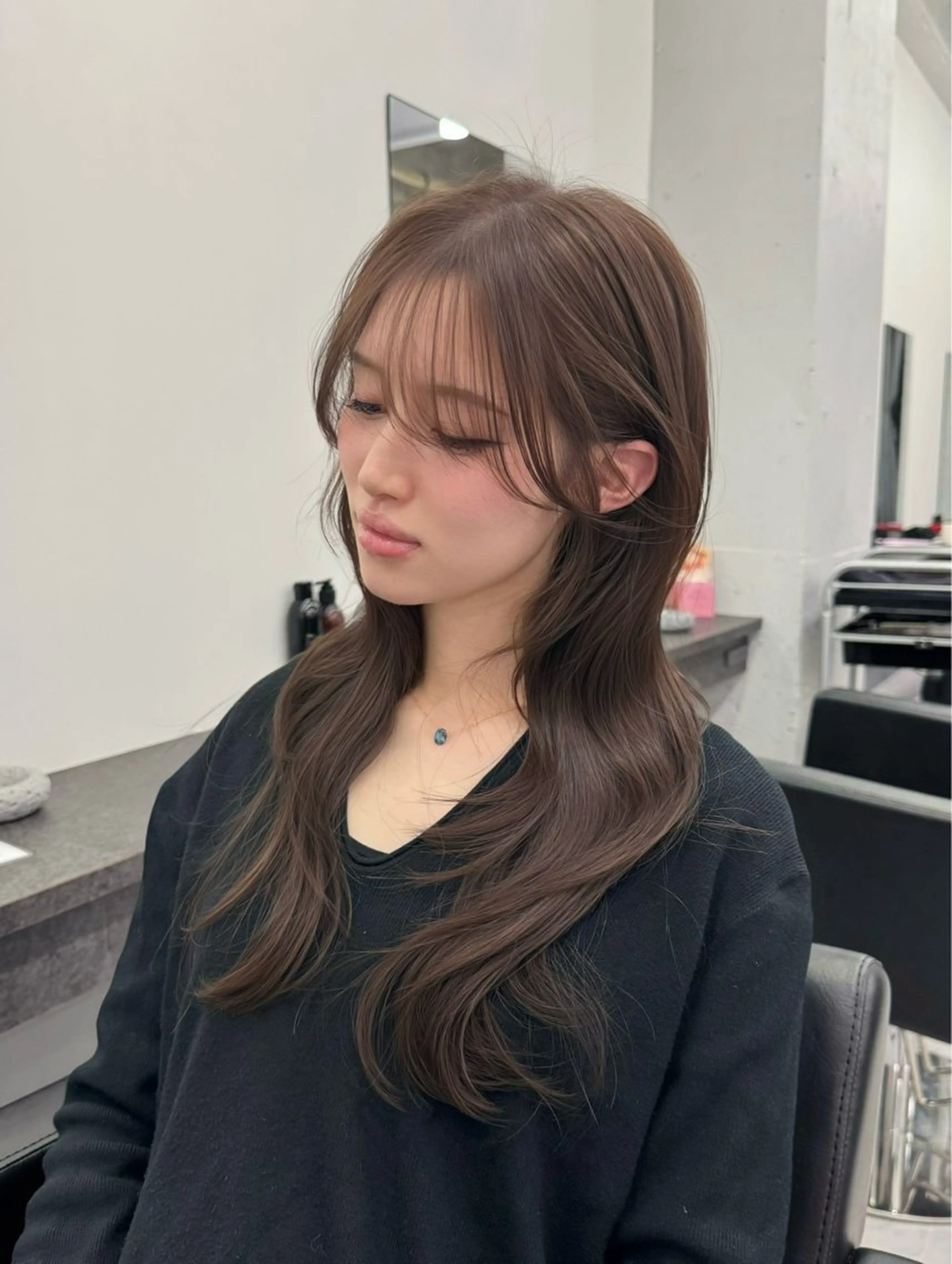 ロング カット ヘアカラー トリートメント レイヤー・ブリーチ kiyotoshiのヘアスタイル