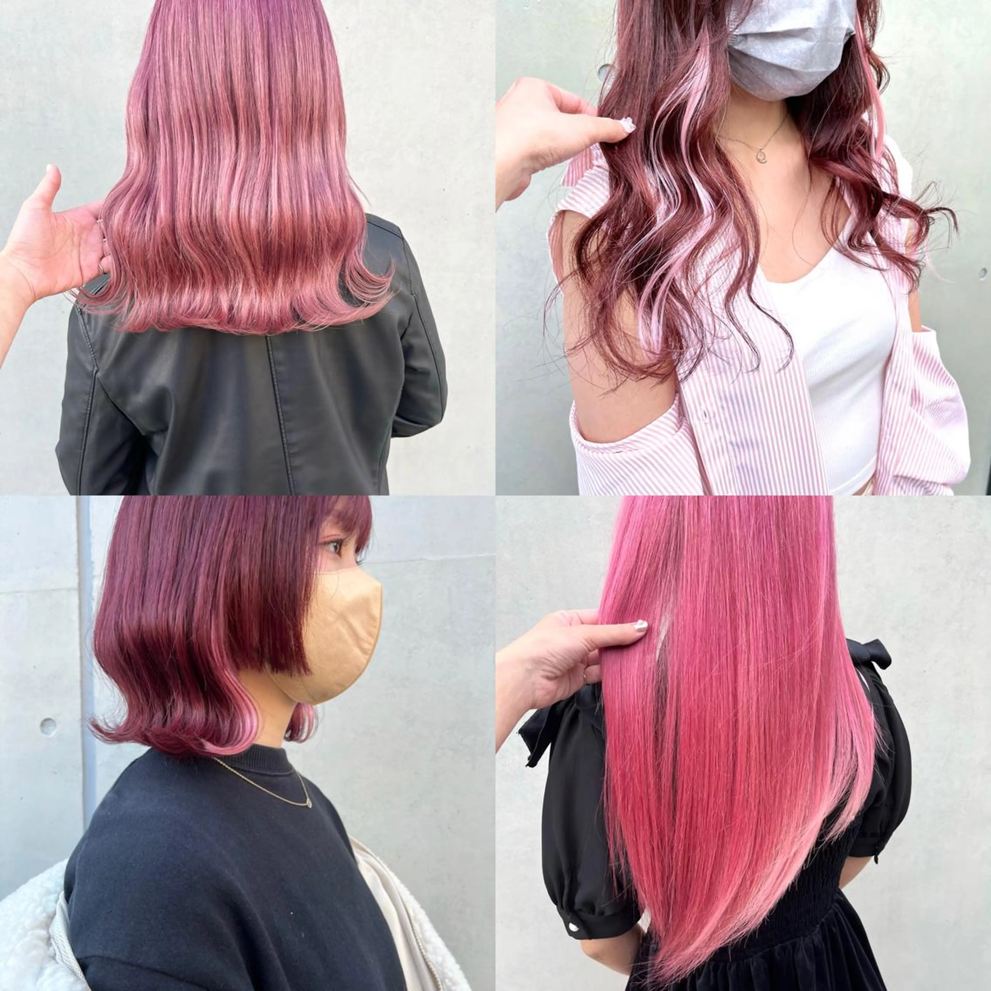 🌈人気NO.1🌈ピンクカラー🎀+シャンプートリートメント🌷(暖色カラー)の写真