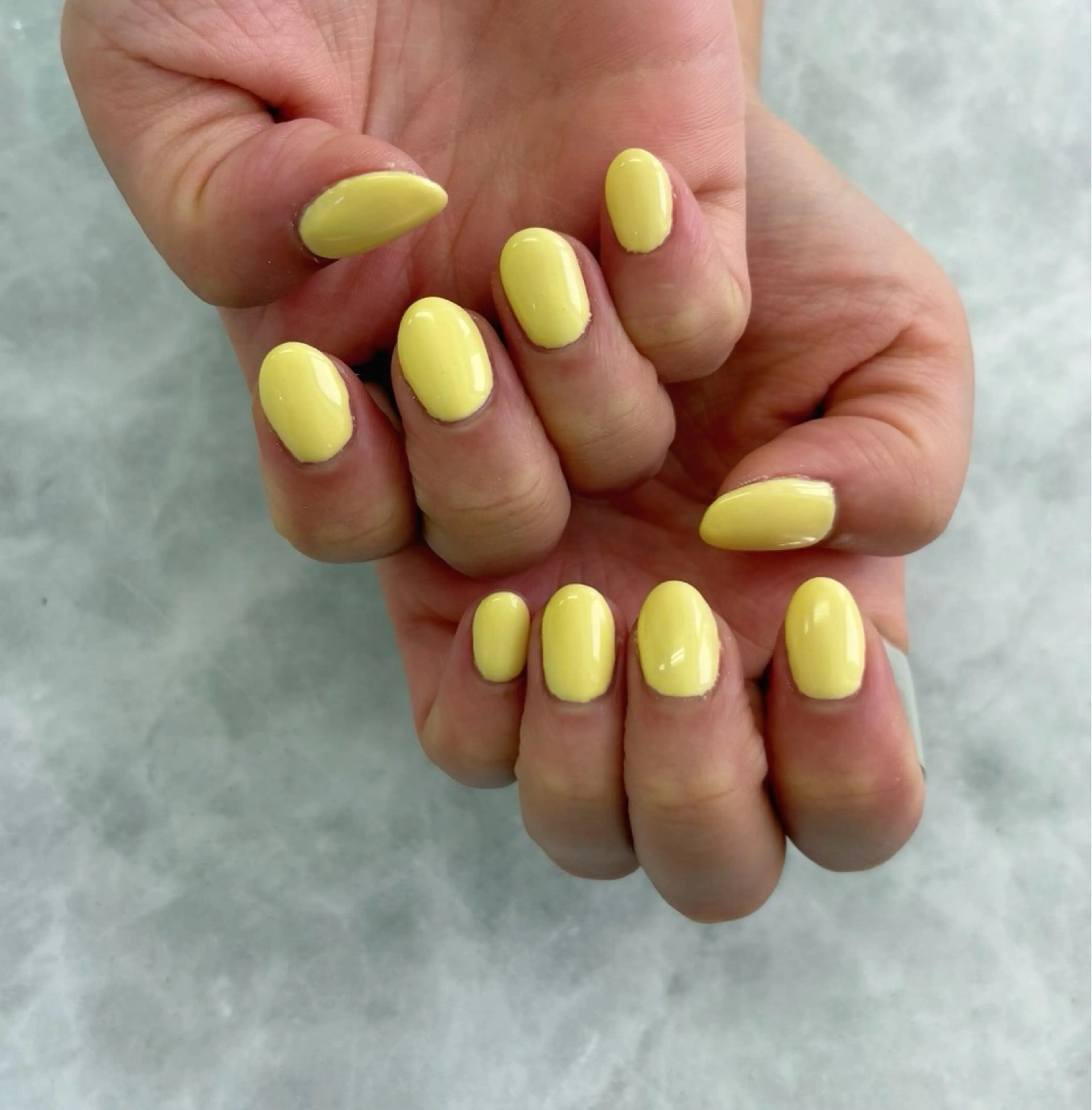 ネイル ワンカラーネイル Bianca関内 USUI🐢のネイルデザイン