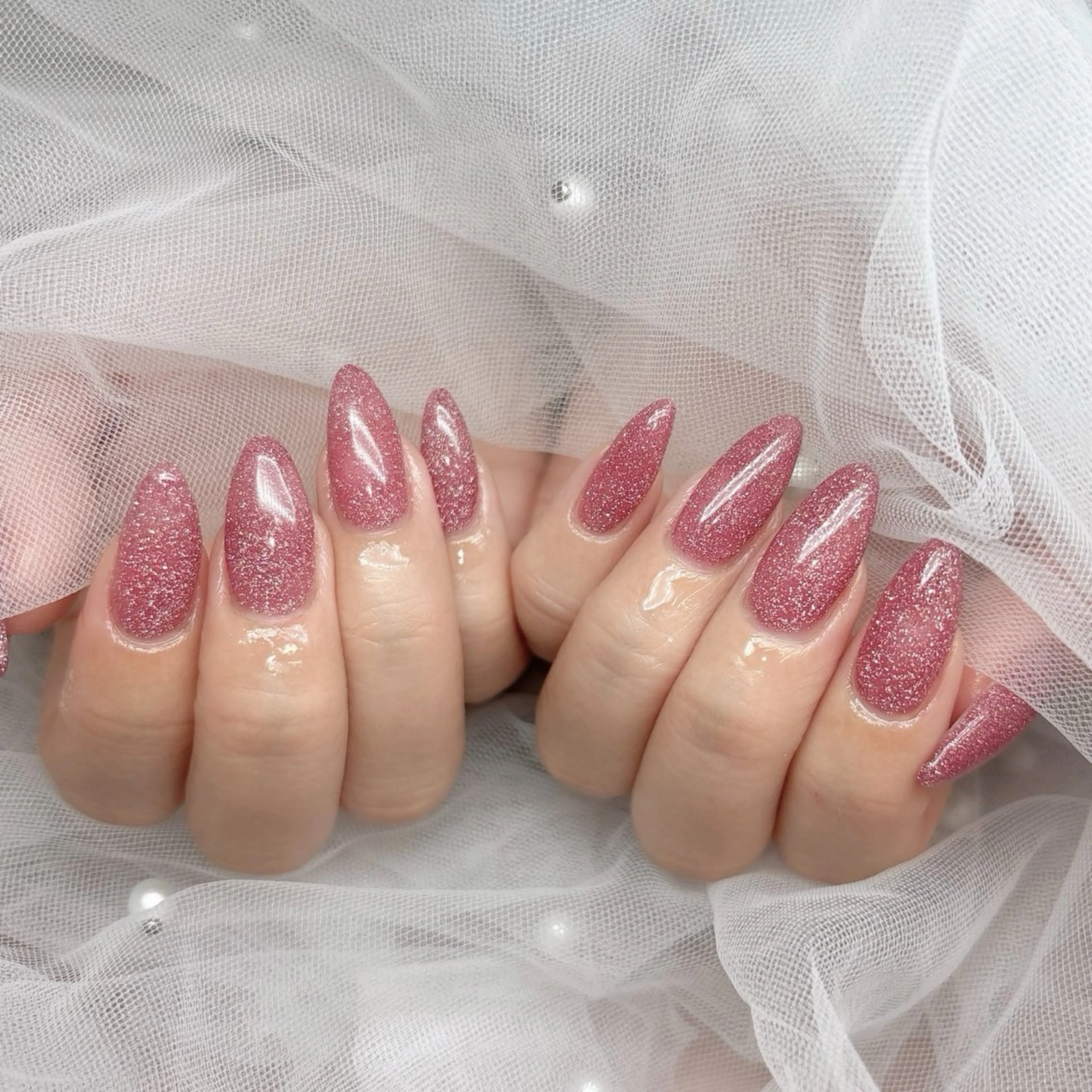 ネイル ボルドー フラッシュネイル ワンカラーネイル ハンドネイル ハンドケア 心斎橋Salon Epokkuのネイルデザイン