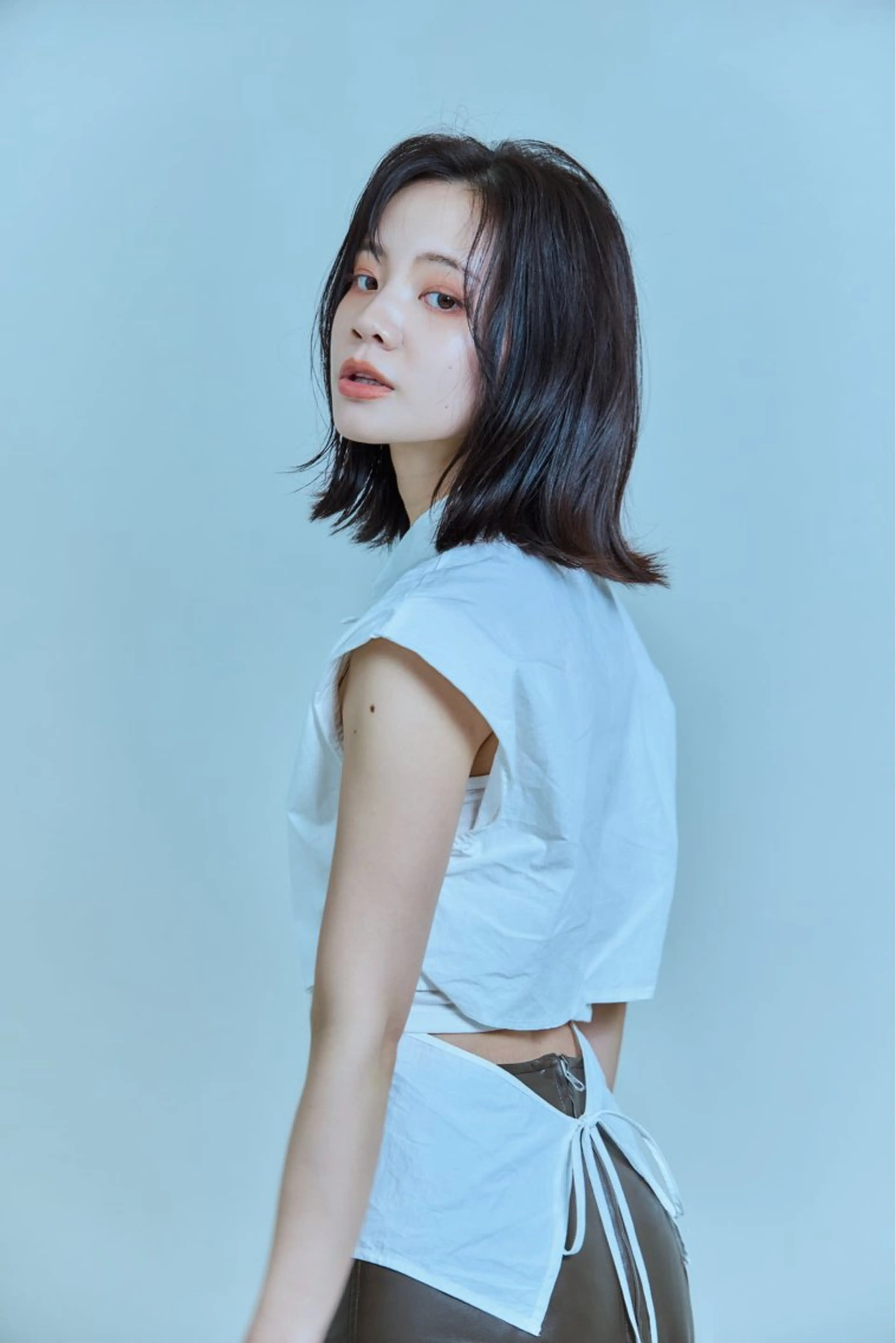 ミディアム カット ヘアカラー 中谷 瑞稀のヘアスタイル