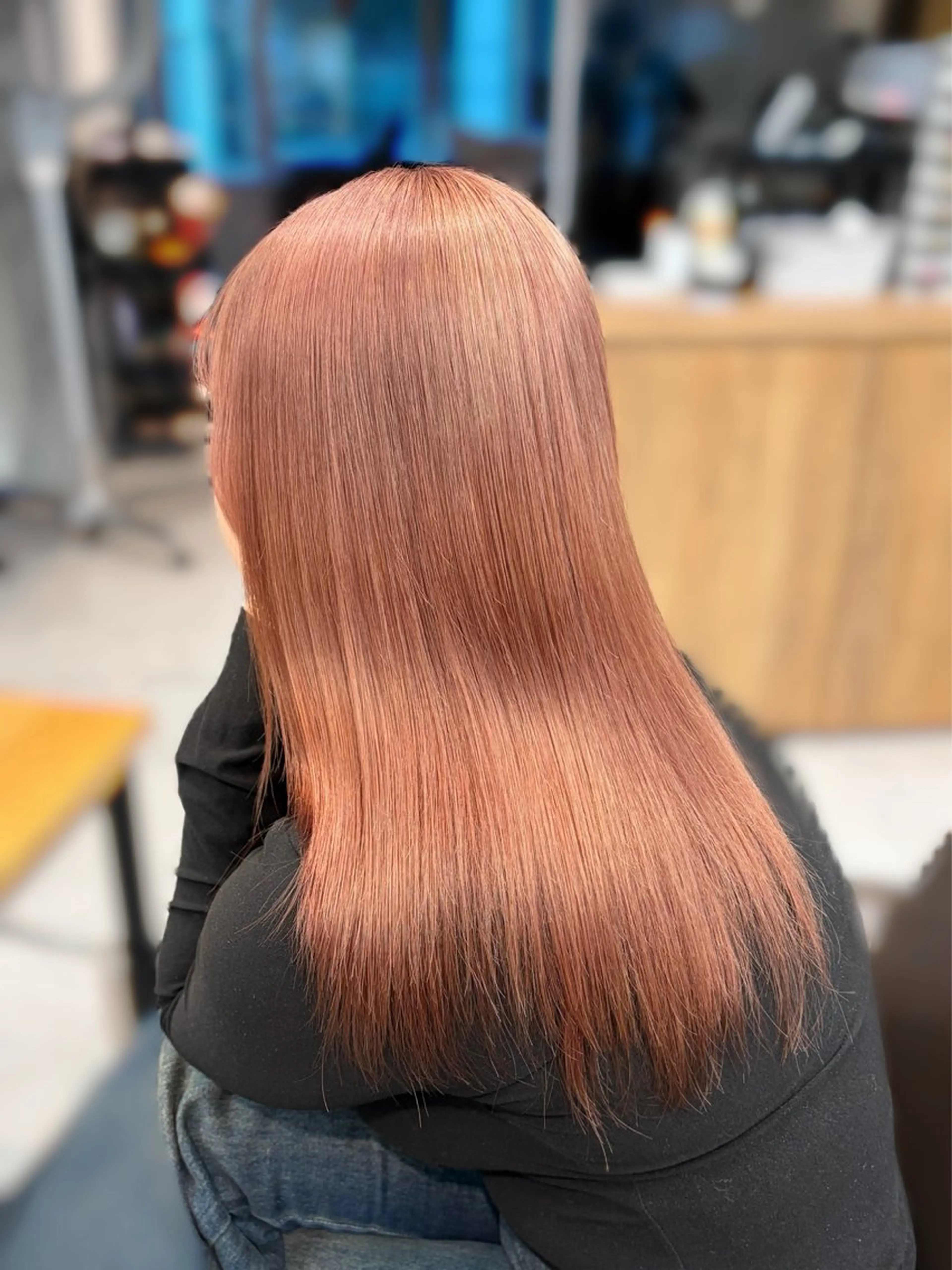 セミロング カラー ブリーチ✨/似合わせ カラー💖/Yuzuのヘアスタイル