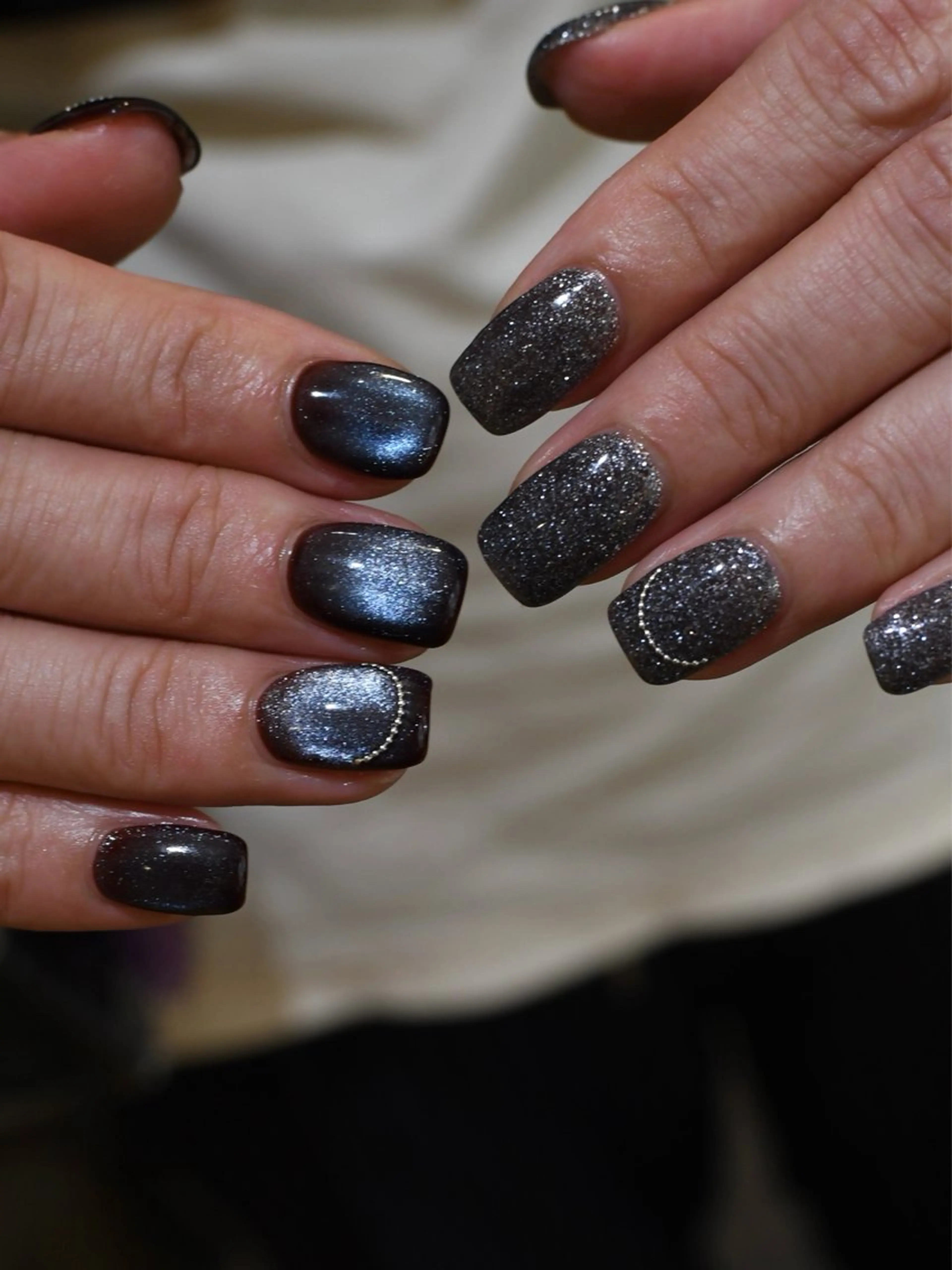 ネイル アートネイル ニュアンスネイル ハンドネイル nuu 栄  /  シェアサロン所属・nuu栄 ユキ / 大人ニュアンスのネイルデザイン