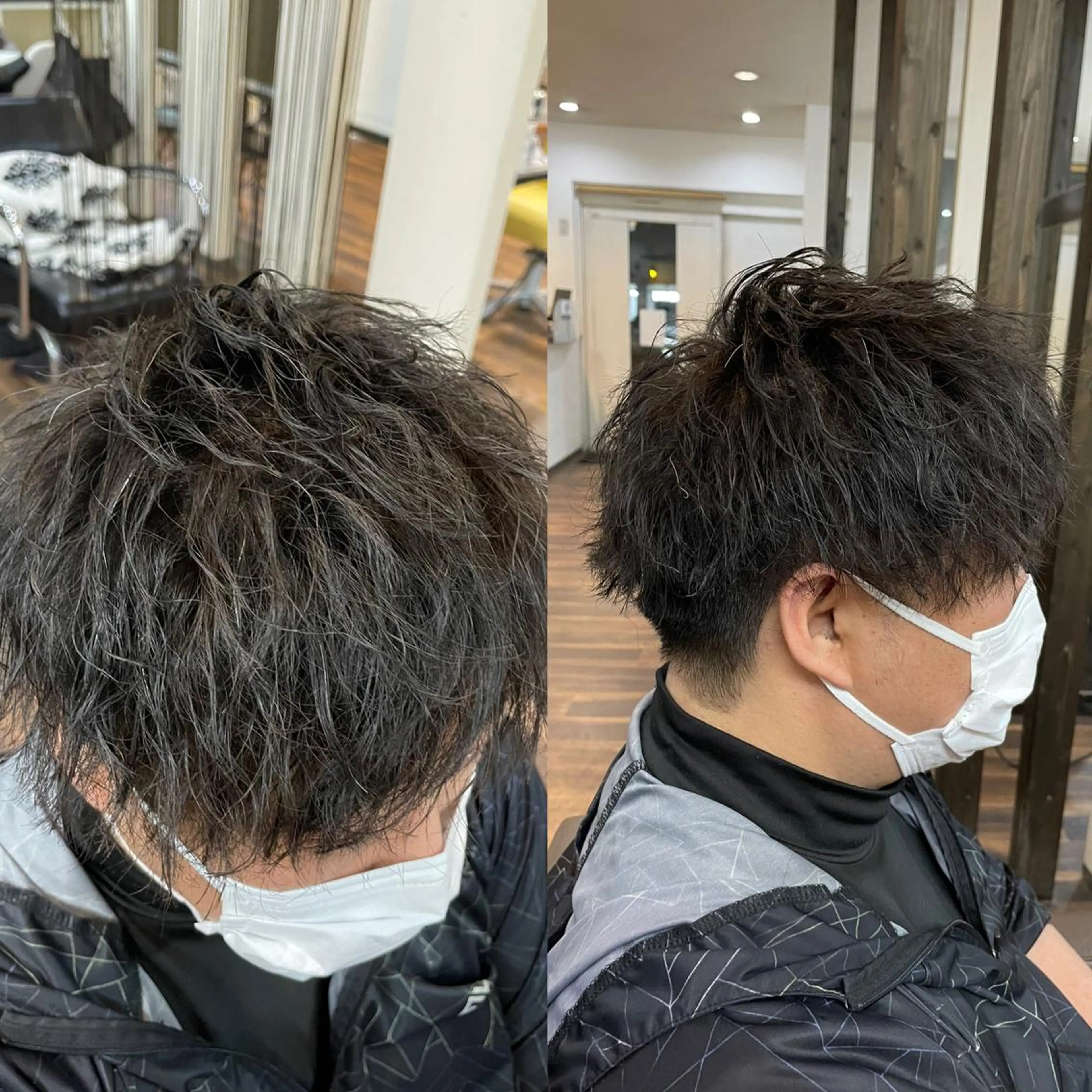 パーマ メンズ カット パーマ Leggu所属・木田 智大のヘアスタイル