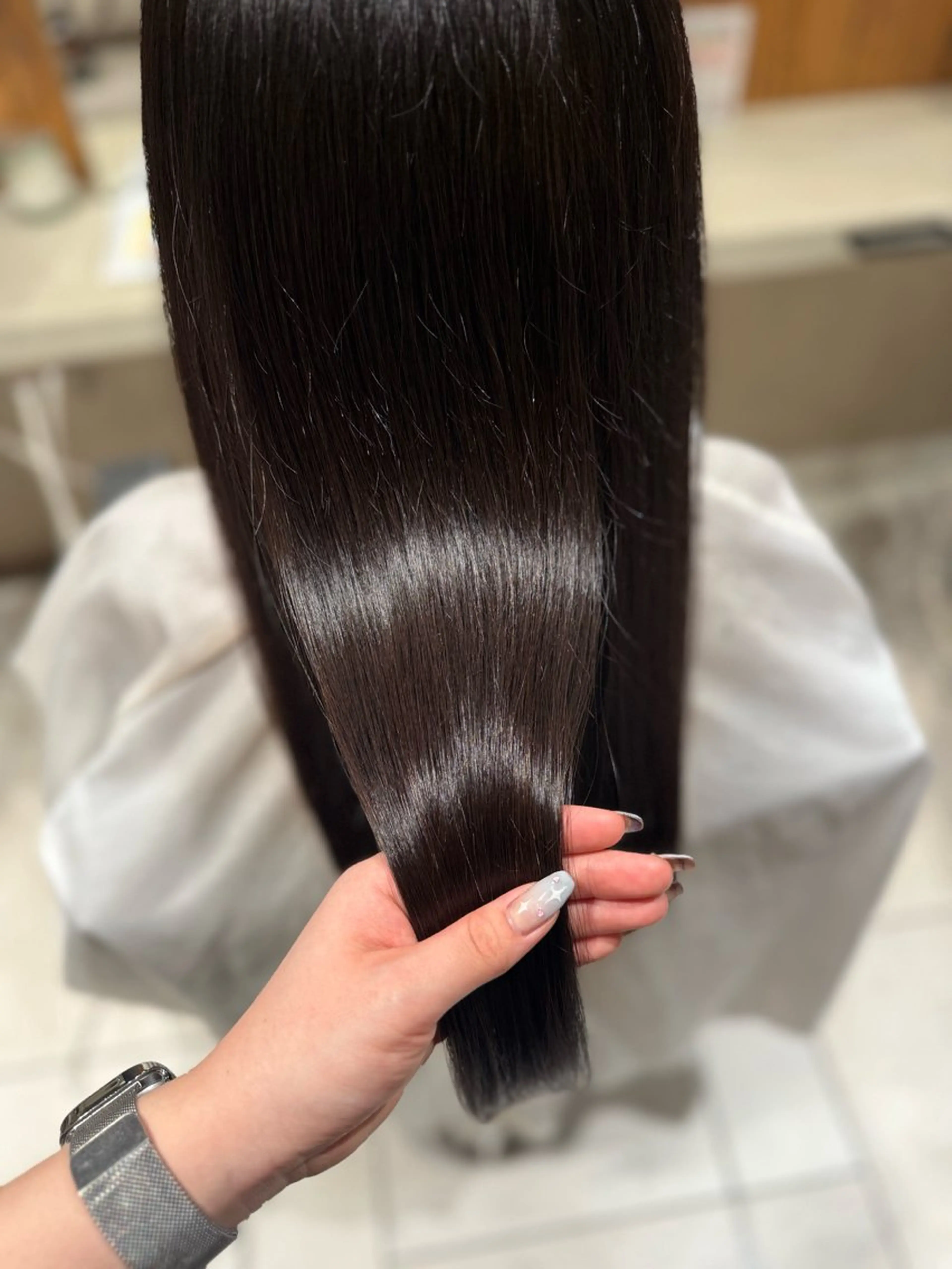 ロング ヘアカラー トリートメント rin .のヘアスタイル