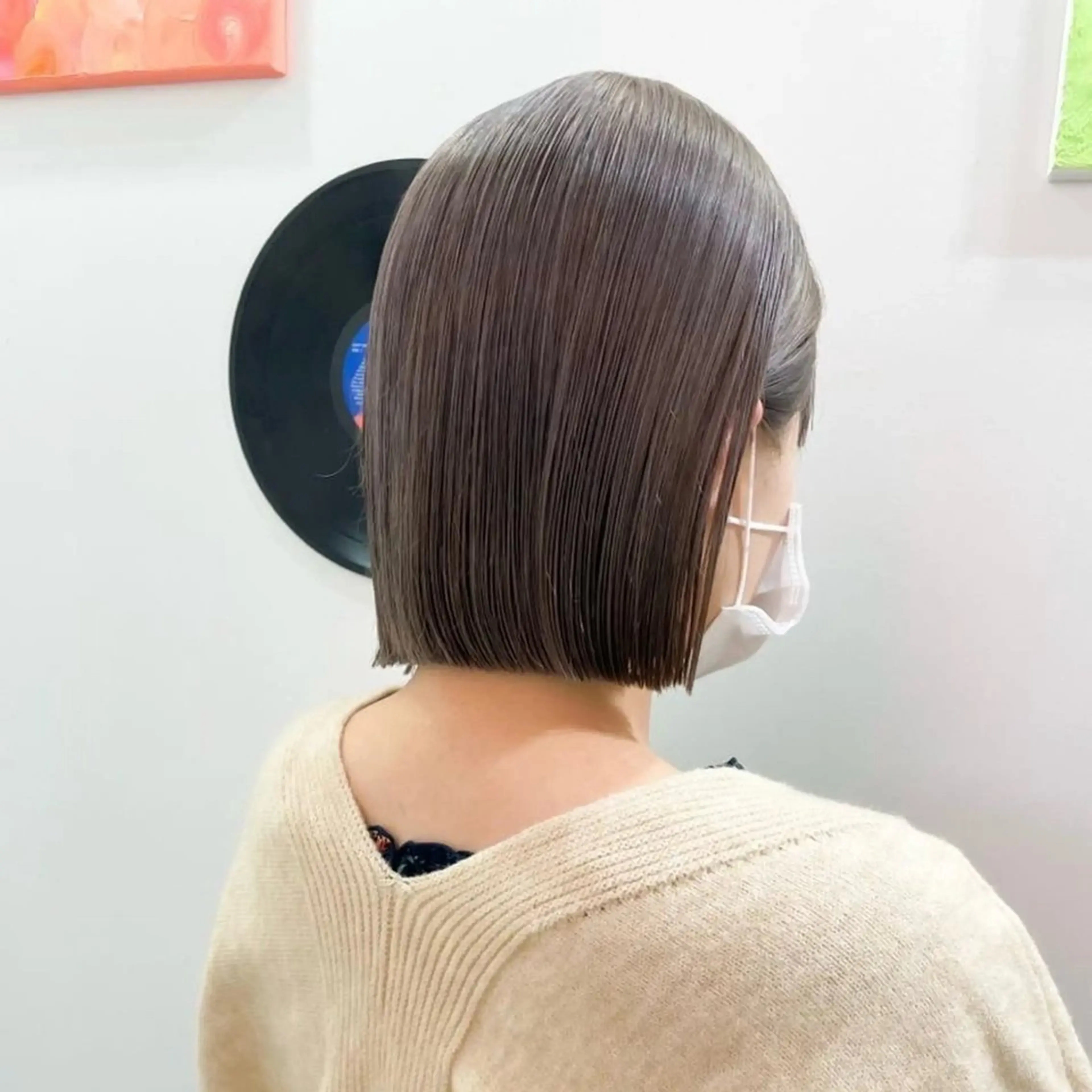 カラー ハイトーン艶カラー 💎あやめ🎀のヘアスタイル