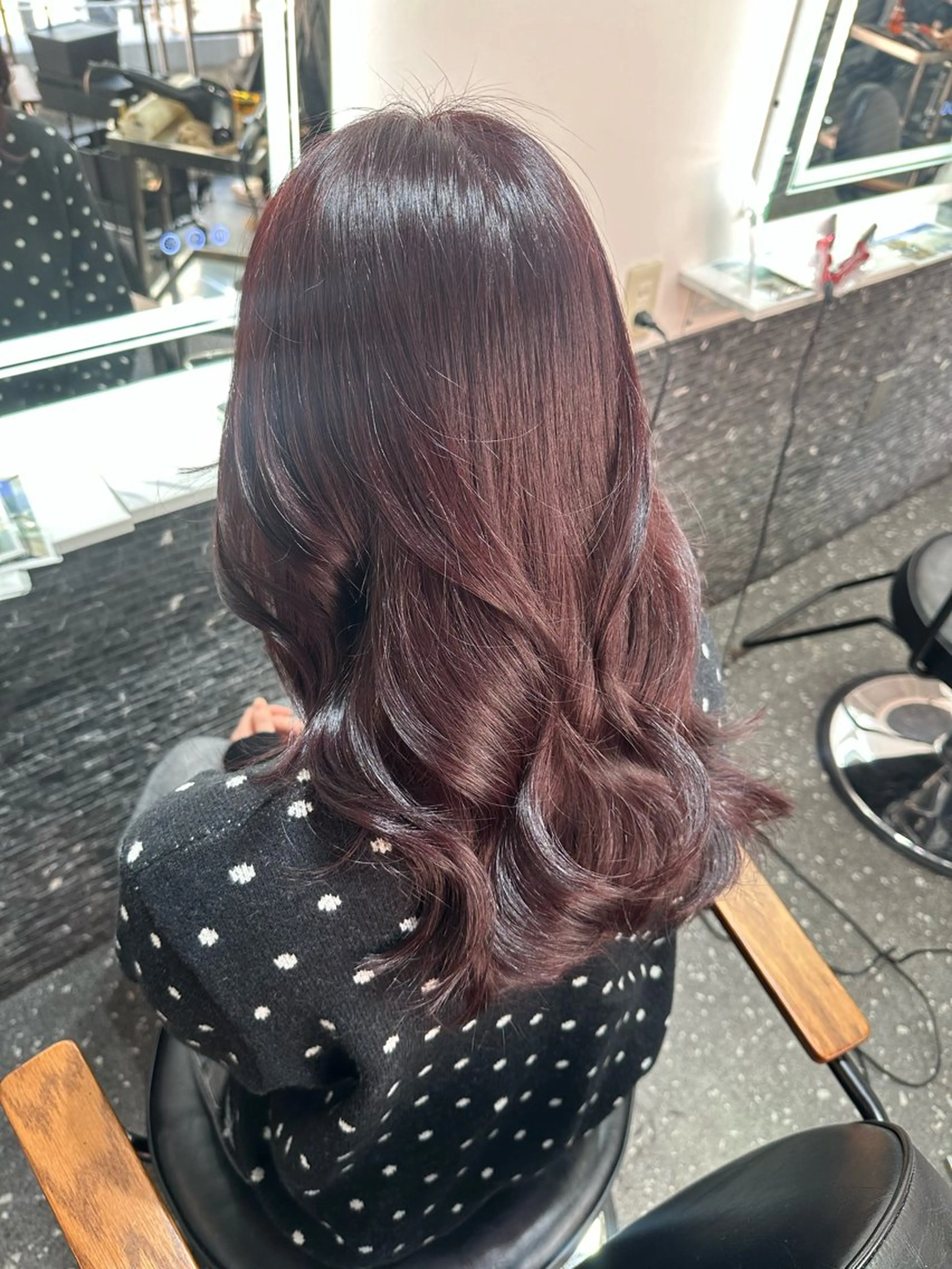 セミロング カラー カット ヘアカラー トリートメント 髪質改善⭐️縮毛矯正 吉祥寺⭐️Rinaのヘアスタイル