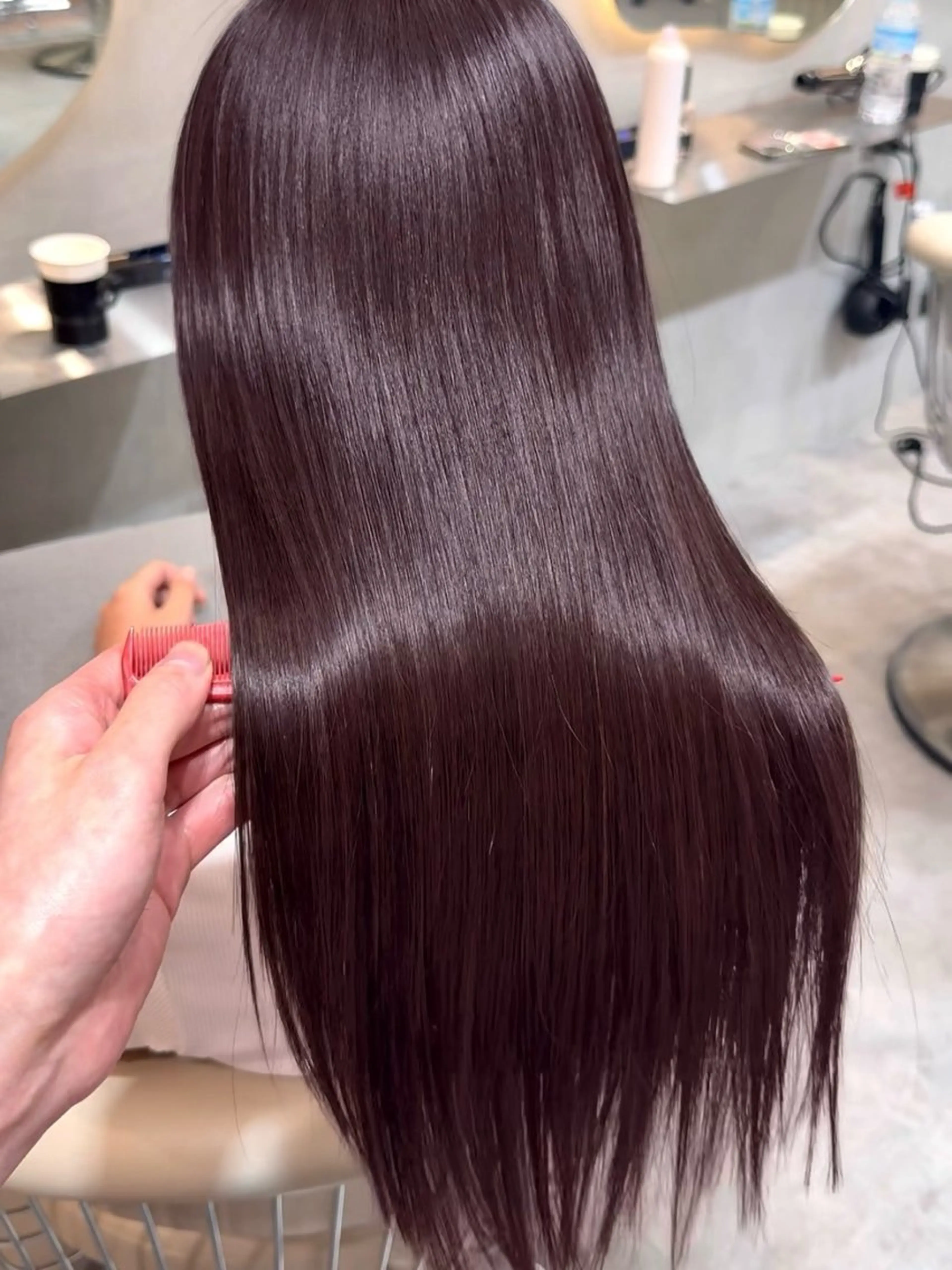 ロング 大宮レイヤーカット ハッシュ　柏崎颯刀のヘアスタイル