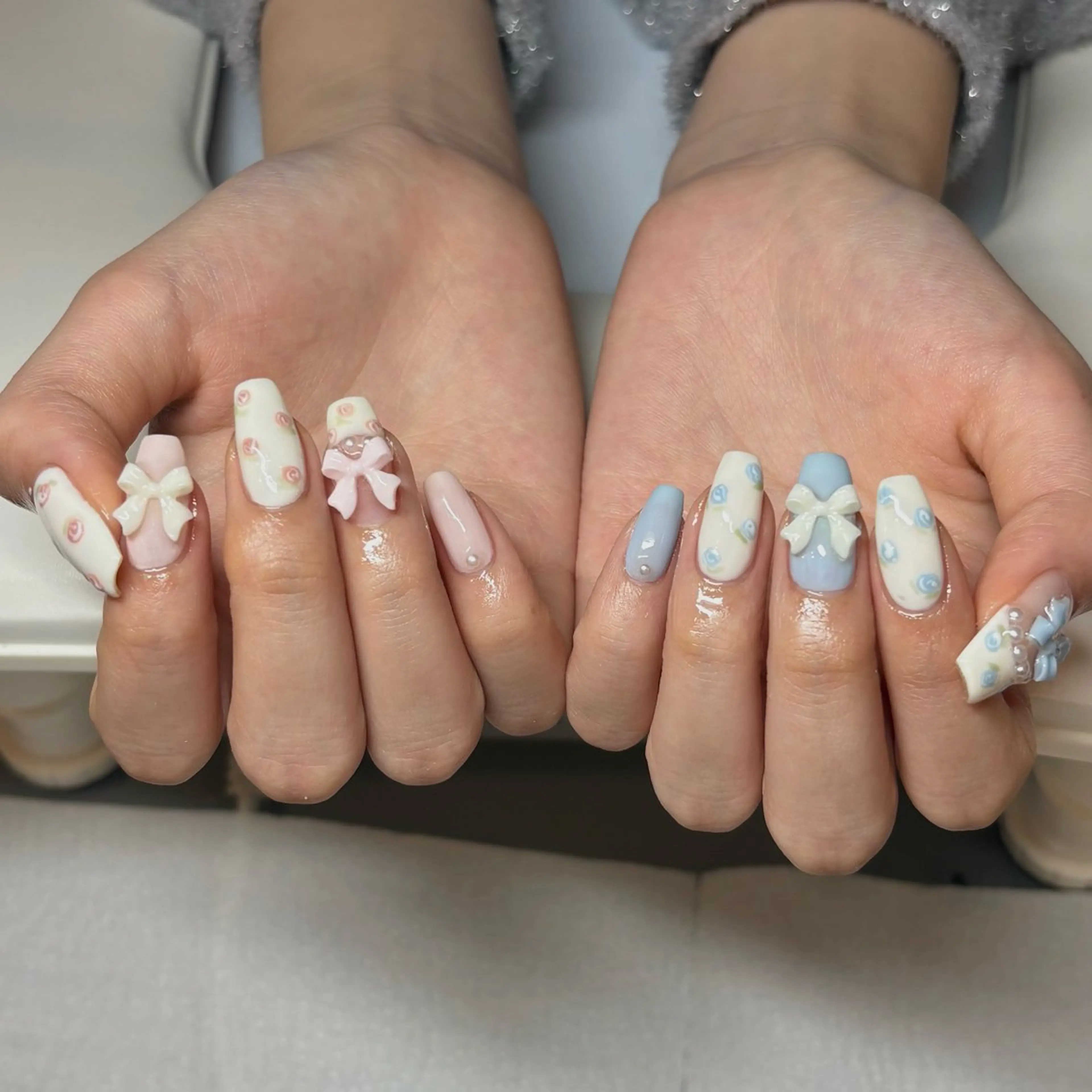 ネイル 春ネイル ハンドネイル Lily Nailのネイルデザイン