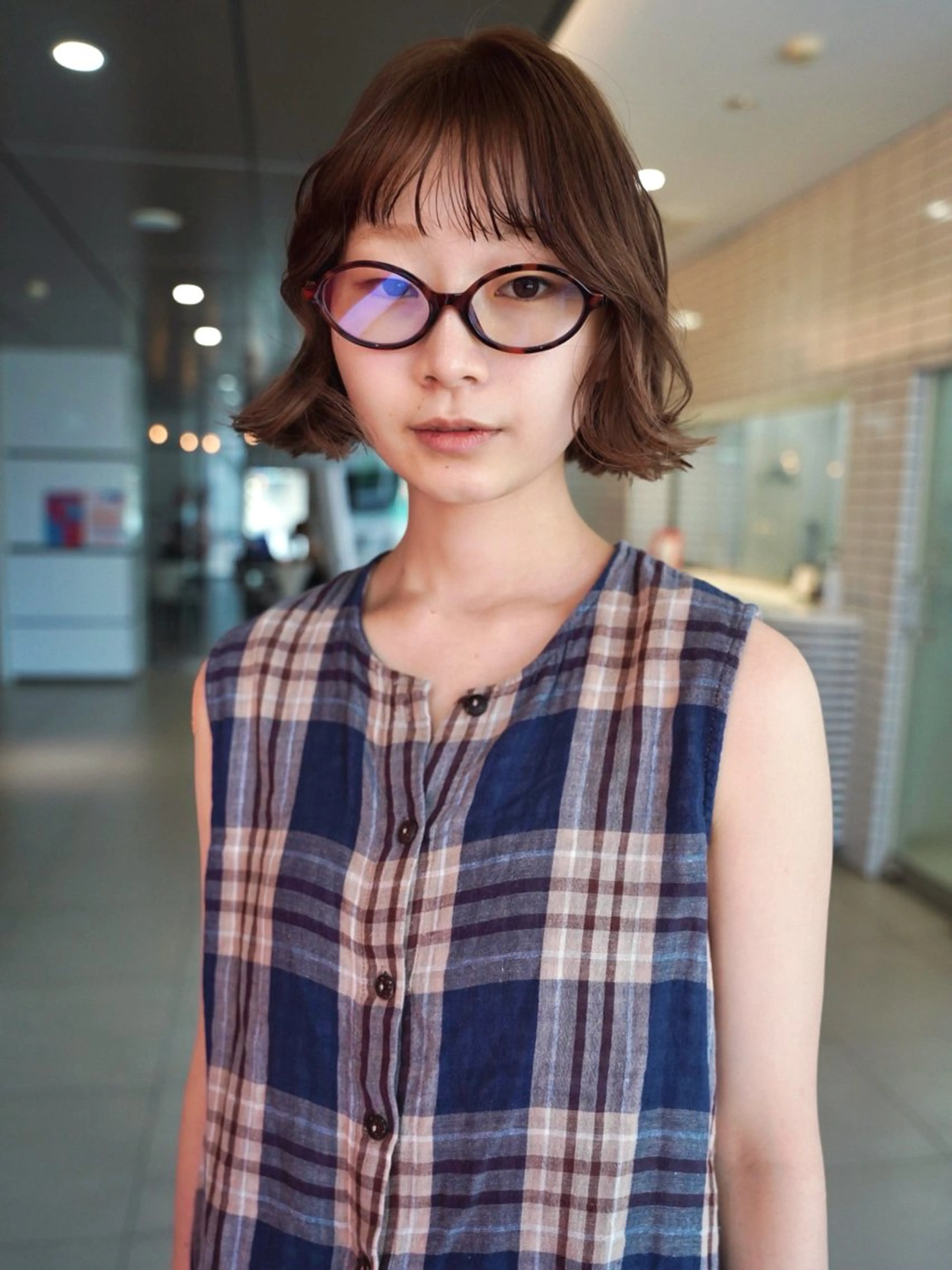 ショート カラー 透明感カラー ボブ カット ヘアカラー トリートメント デザイン/レイヤー Kaito🐩/栄のヘアスタイル