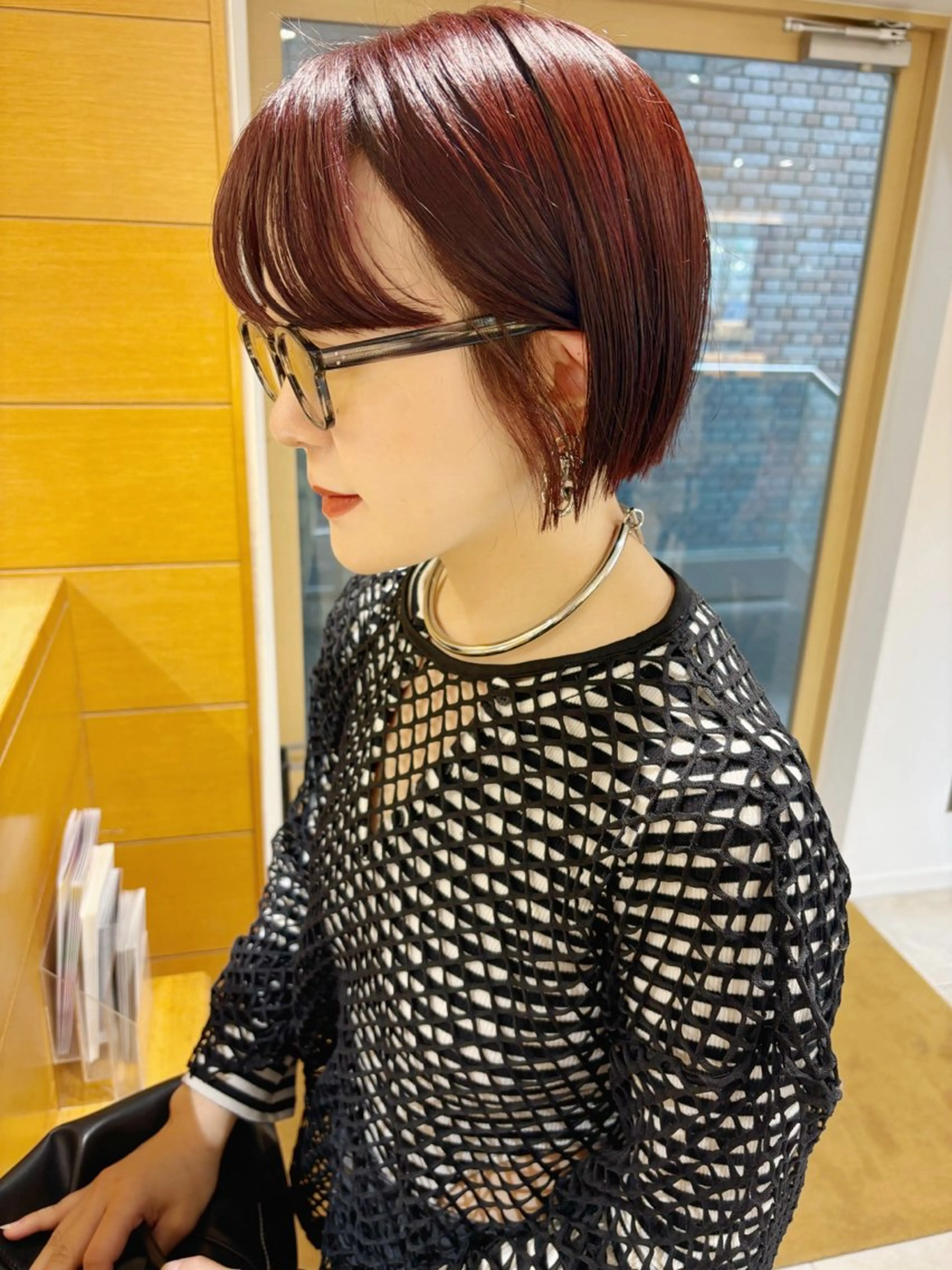 ショート カラー カット ヘアカラー トリートメント 齋藤 咲のヘアスタイル