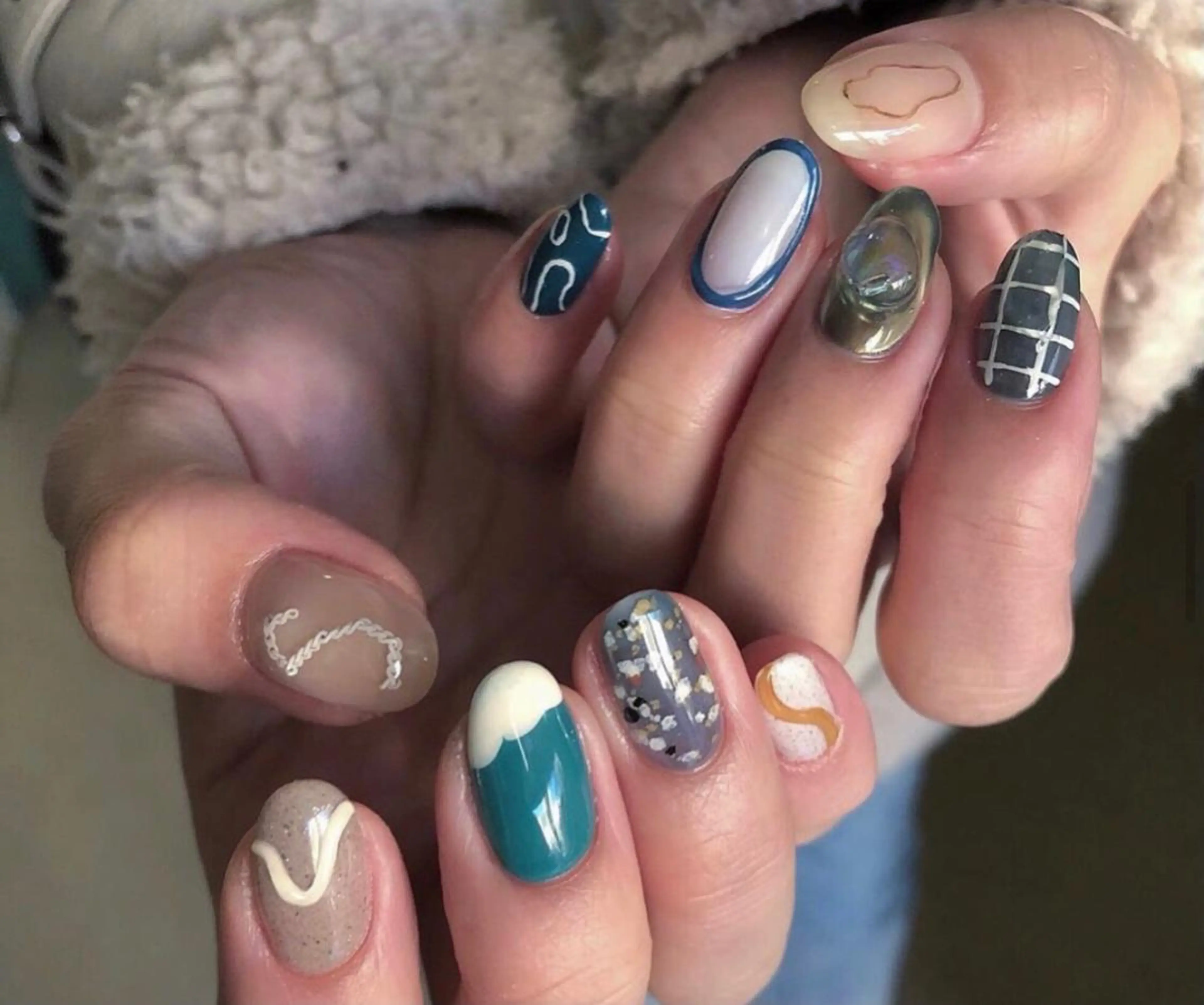 ネイル ☽ ☾のネイルデザイン