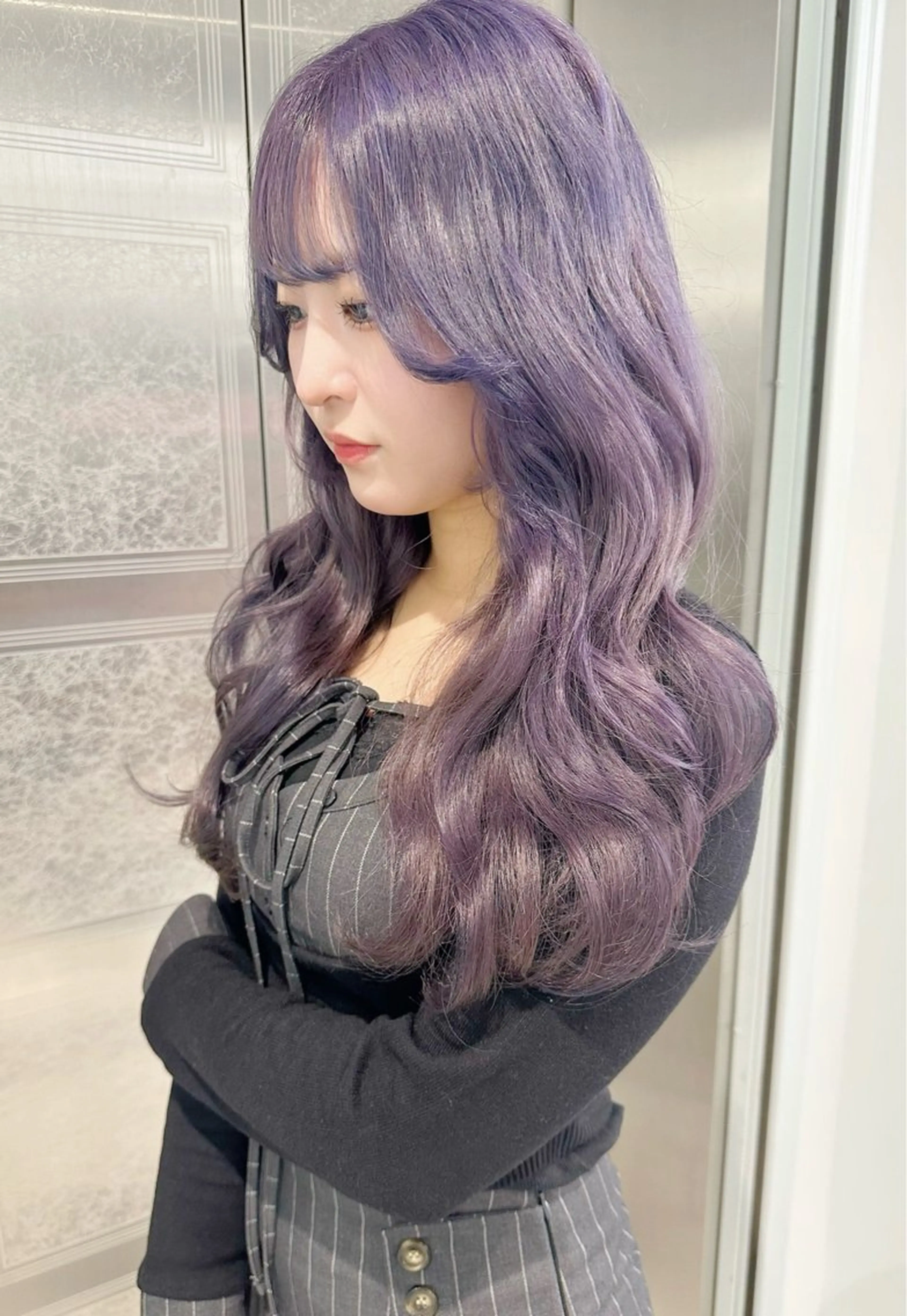 ロング ヘアカラー 梅田ハイトーン 🥣chiakiのヘアスタイル