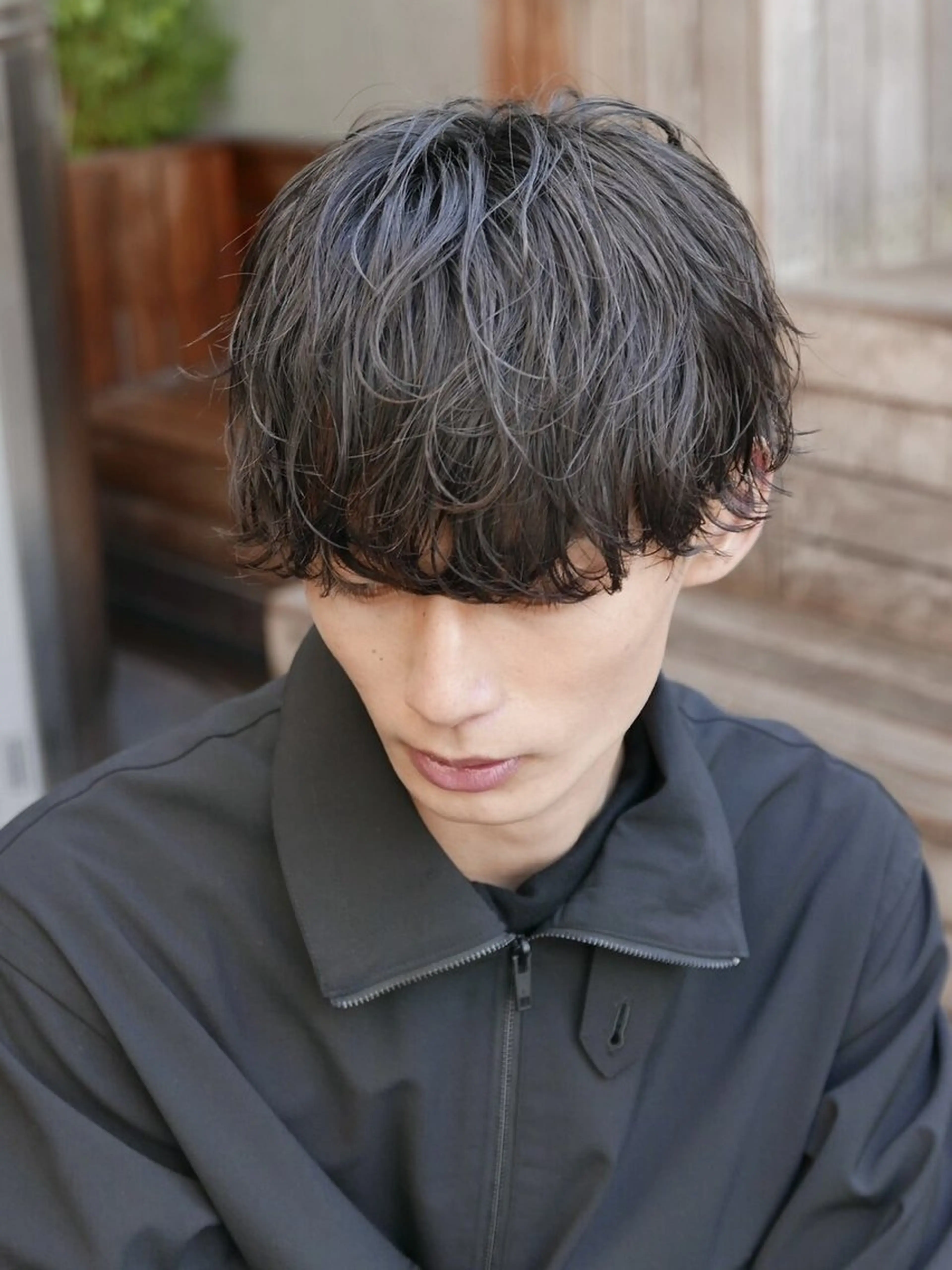 ショート パーマ メンズ メンズパーマ 波巻きパーマ カット パーマ fifth  SAKAE所属・SENTA✨メンズ パーマ✨fifth栄のヘアスタイル