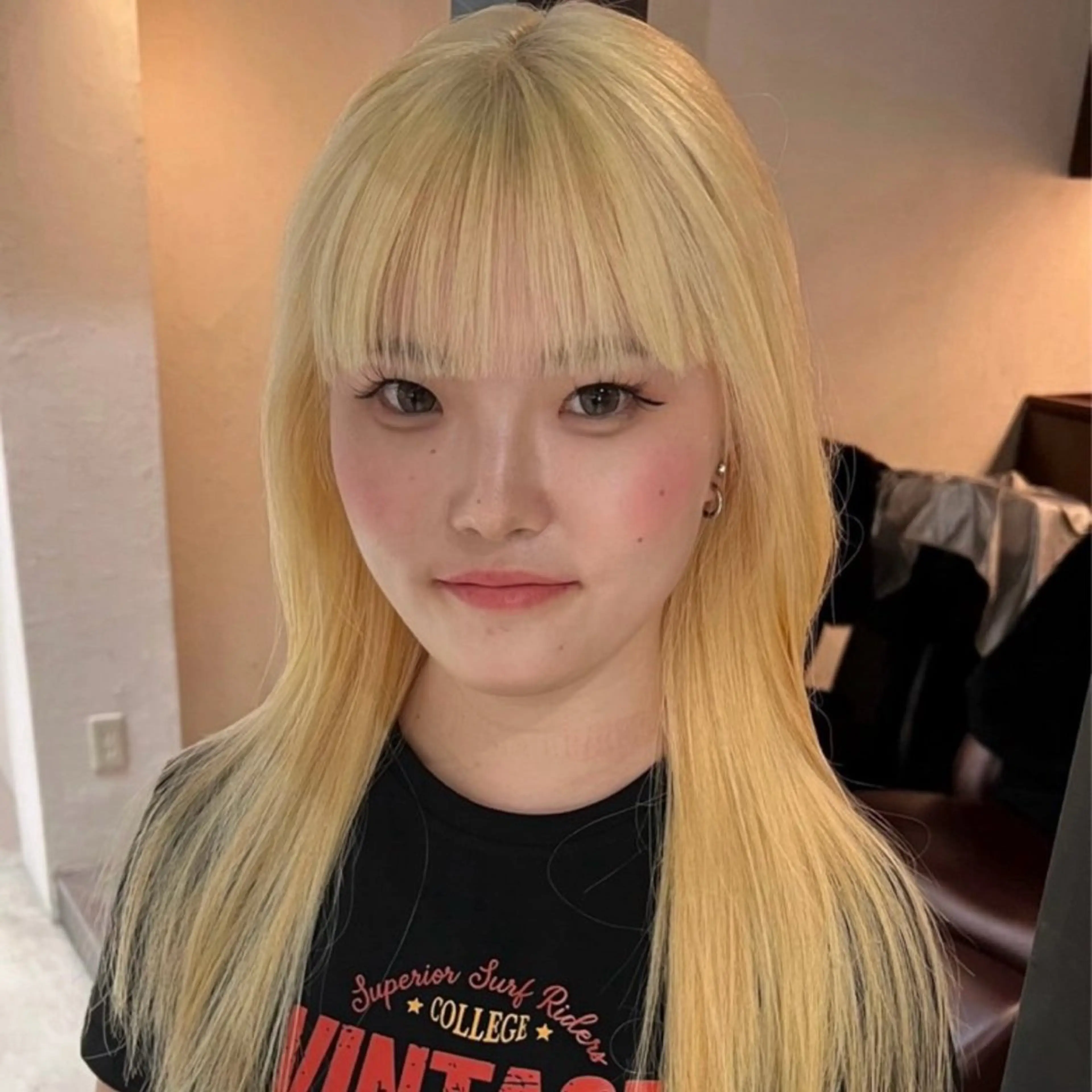 セミロング カラー ヘアカラー ハイトーン/複雑履歴 名古屋/FUTOのヘアスタイル