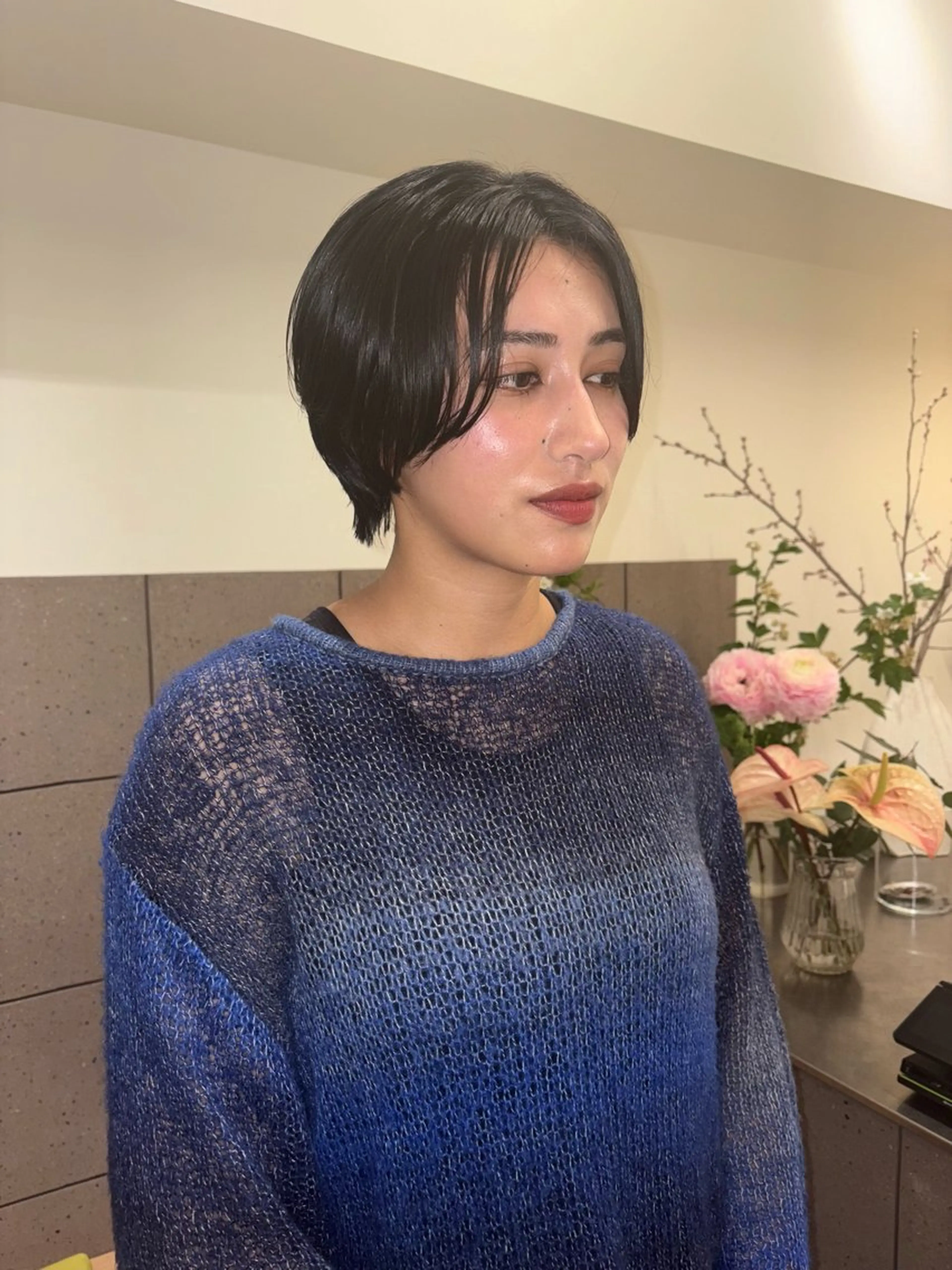 【本日限定🦋】ショート ワンカラー+カットの写真