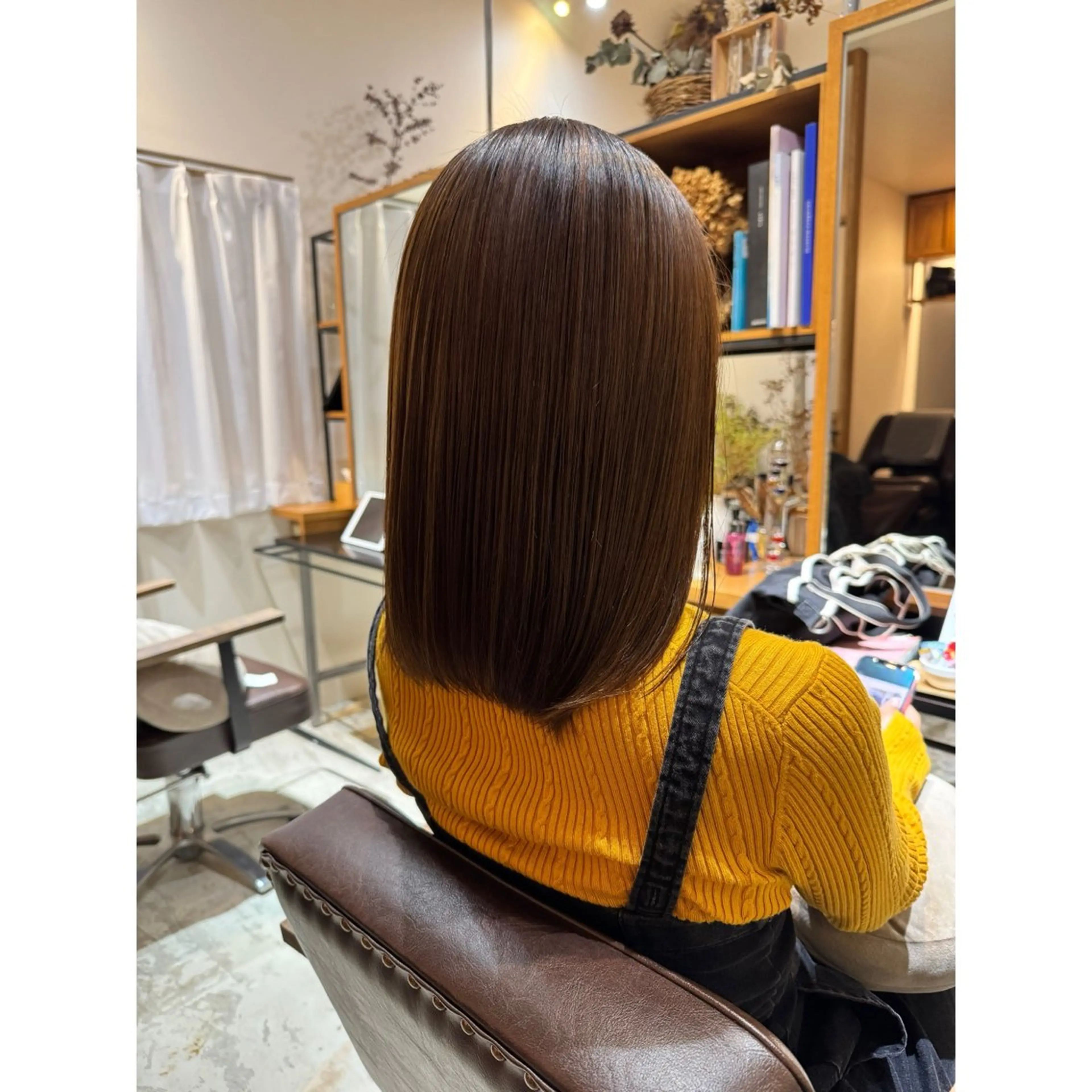 ミディアム 喜友名洸季 anoneのヘアスタイル