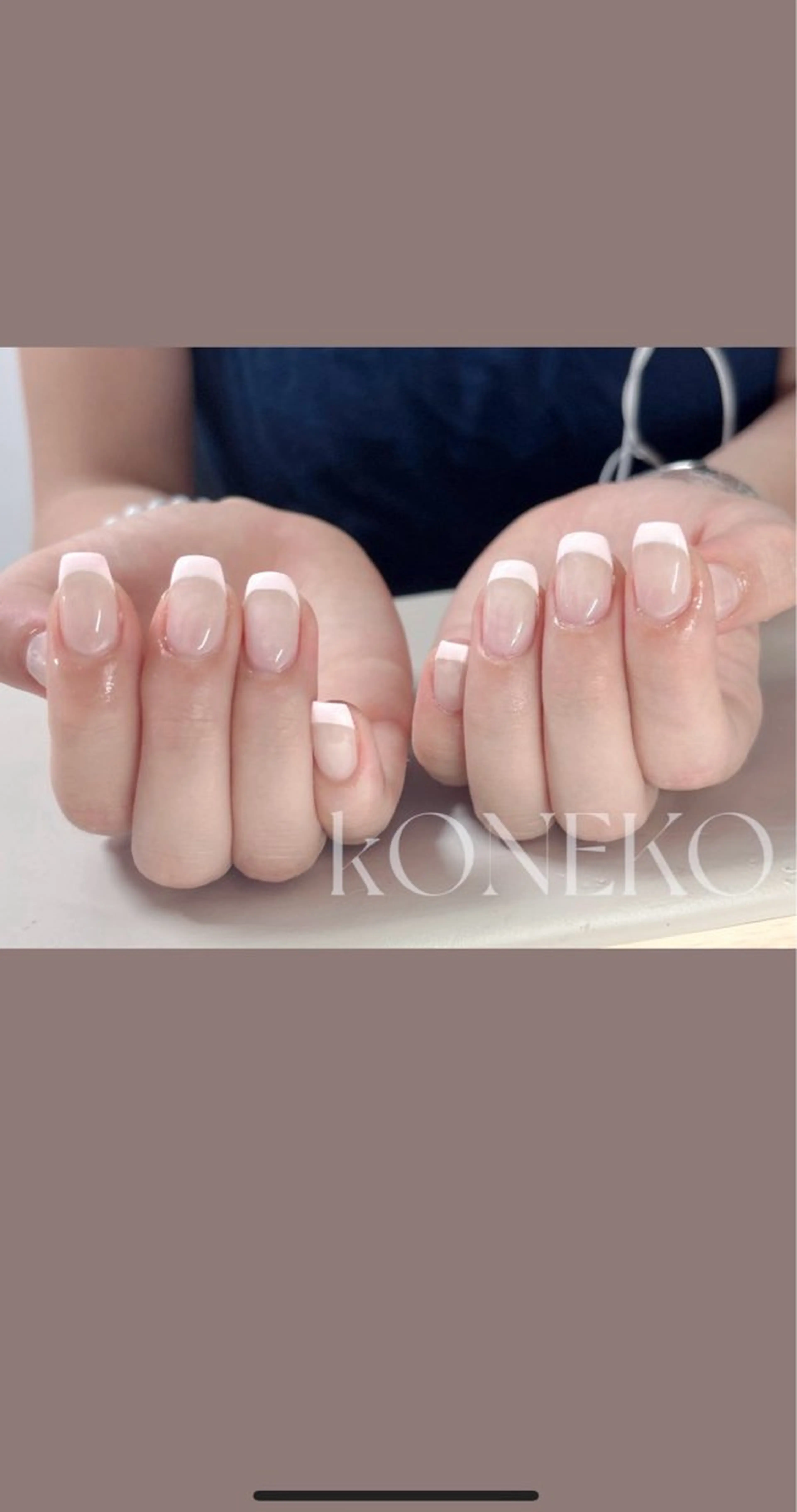 ネイル コネコネイルサロン モデル用のネイルデザイン