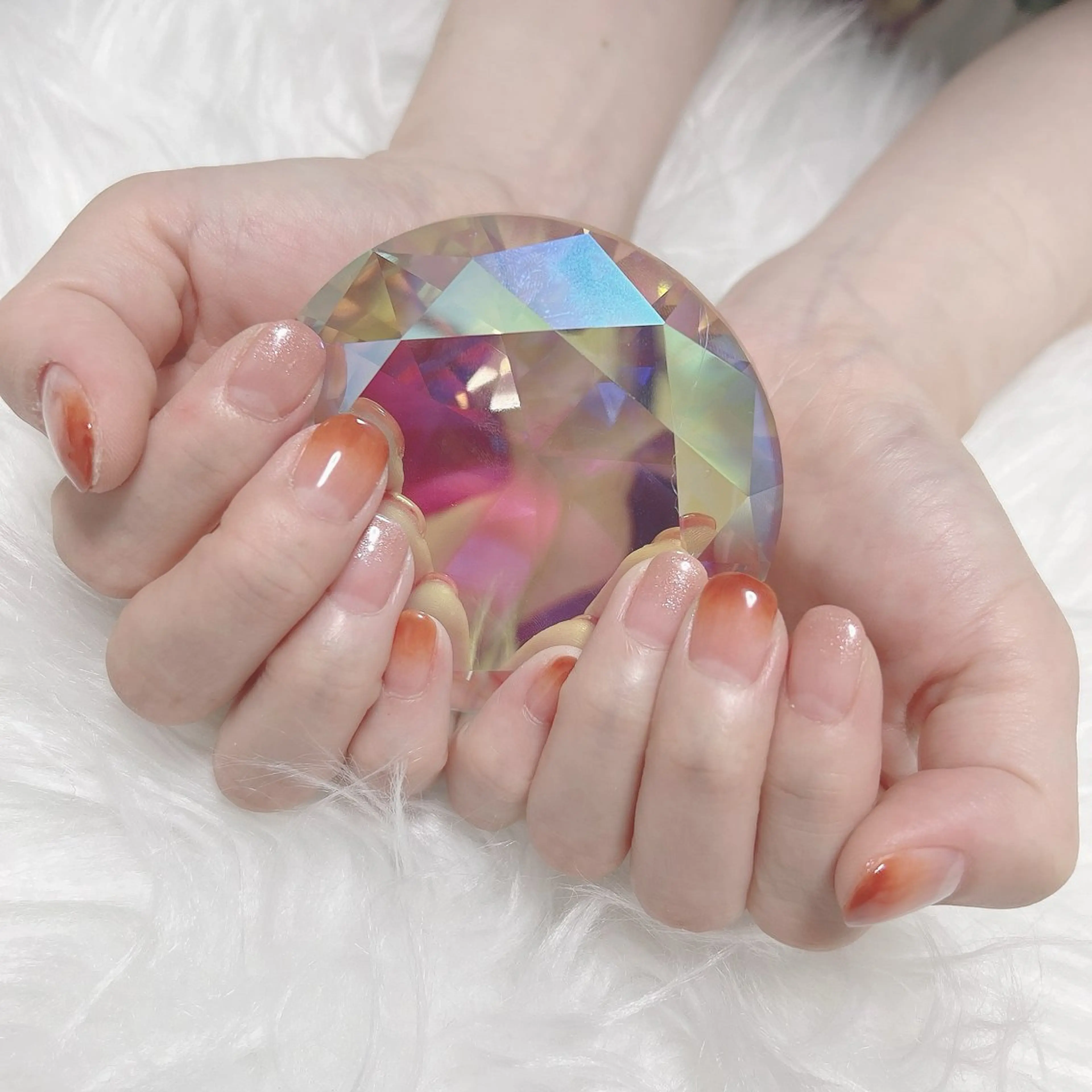 ネイル グラデーション ラメ(グリッター) Total Beauty Salon Charlme所属・【早朝・深夜🉑】 Charlmeのネイルデザイン