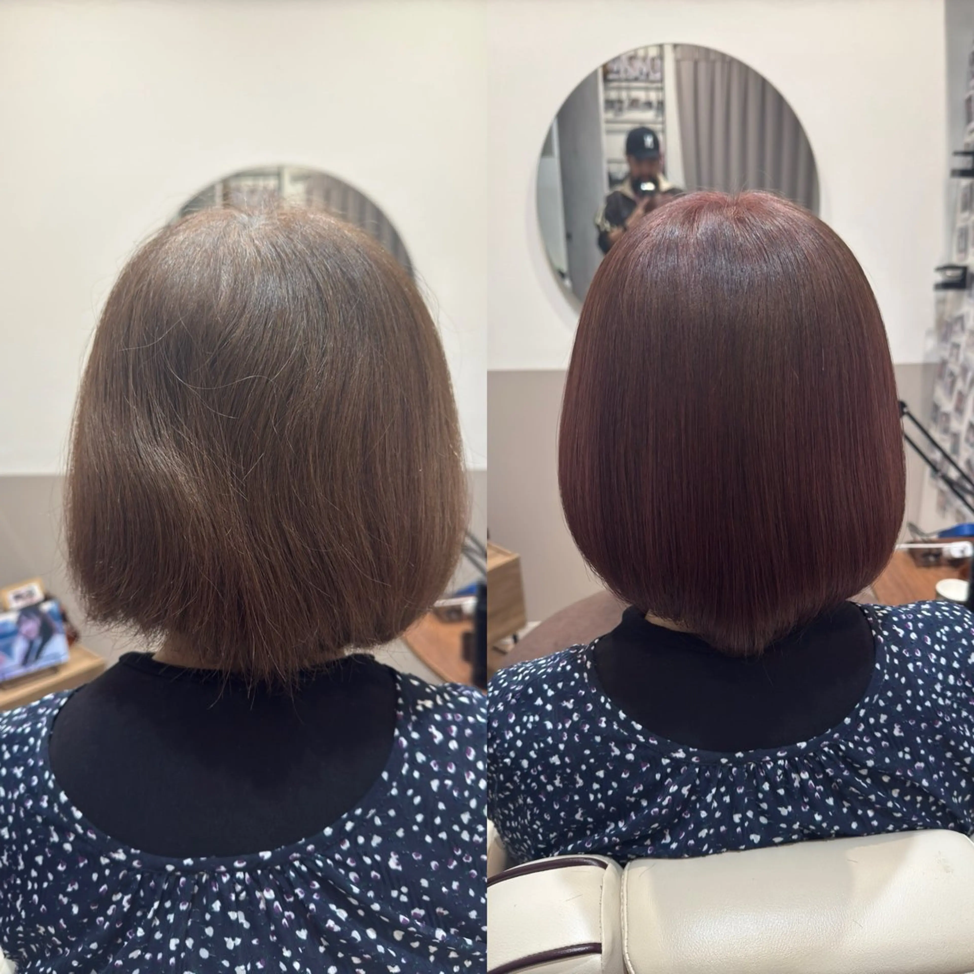 ミディアム 平田 たかしのヘアスタイル