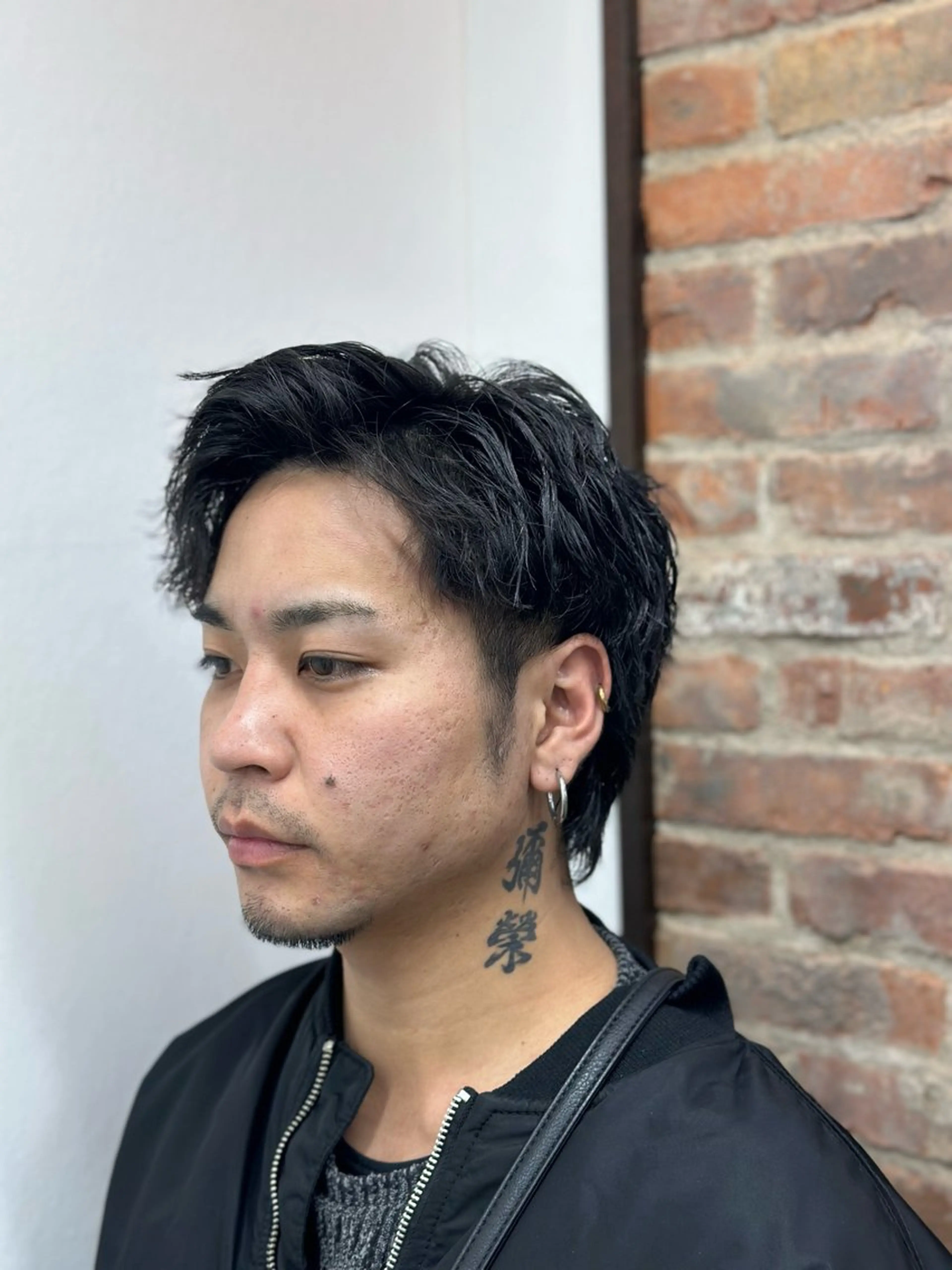 ショート パーマ メンズ 七澤 颯太のヘアスタイル