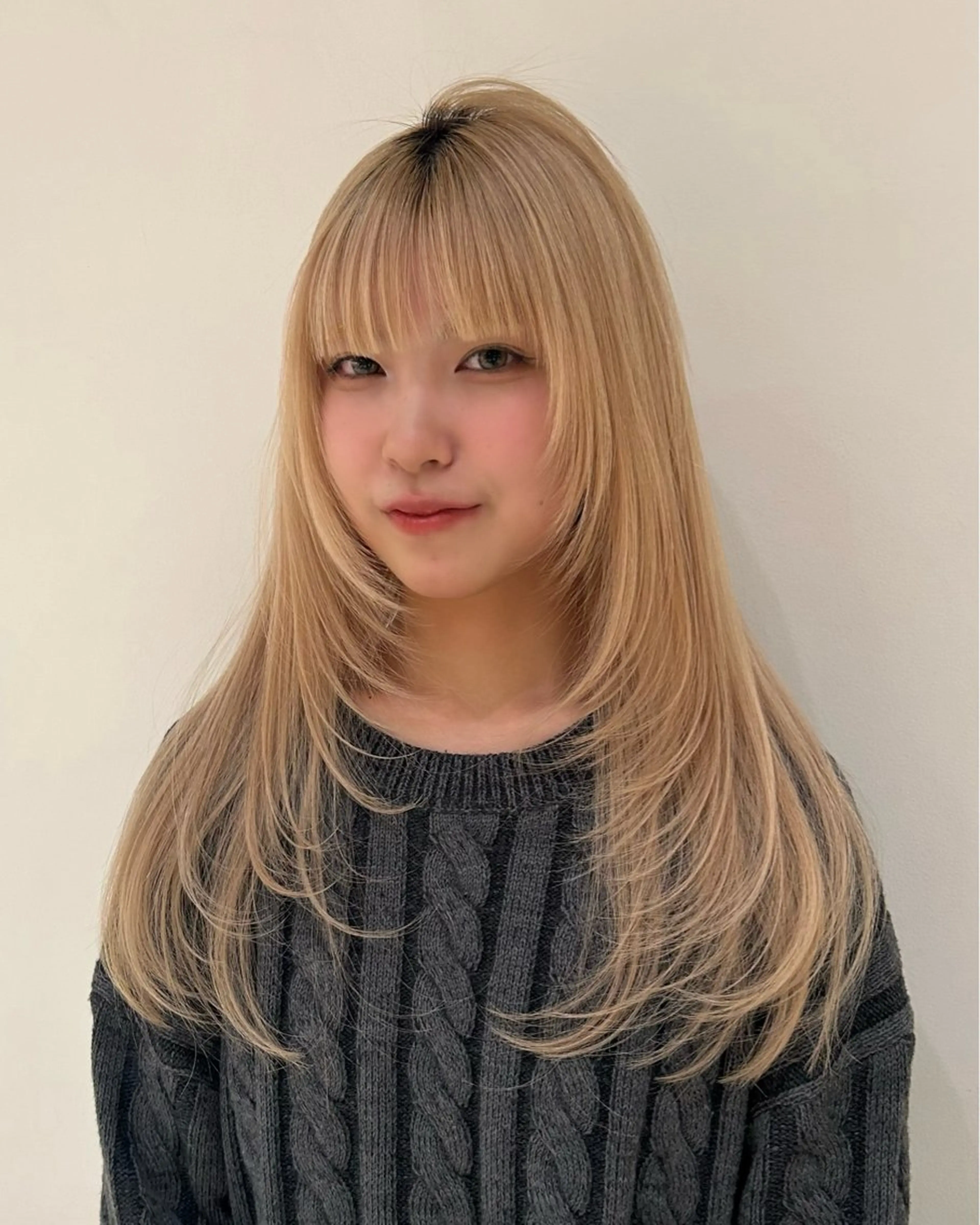 ロング 顔周りカット Riko/ カットモデル募集中のヘアスタイル