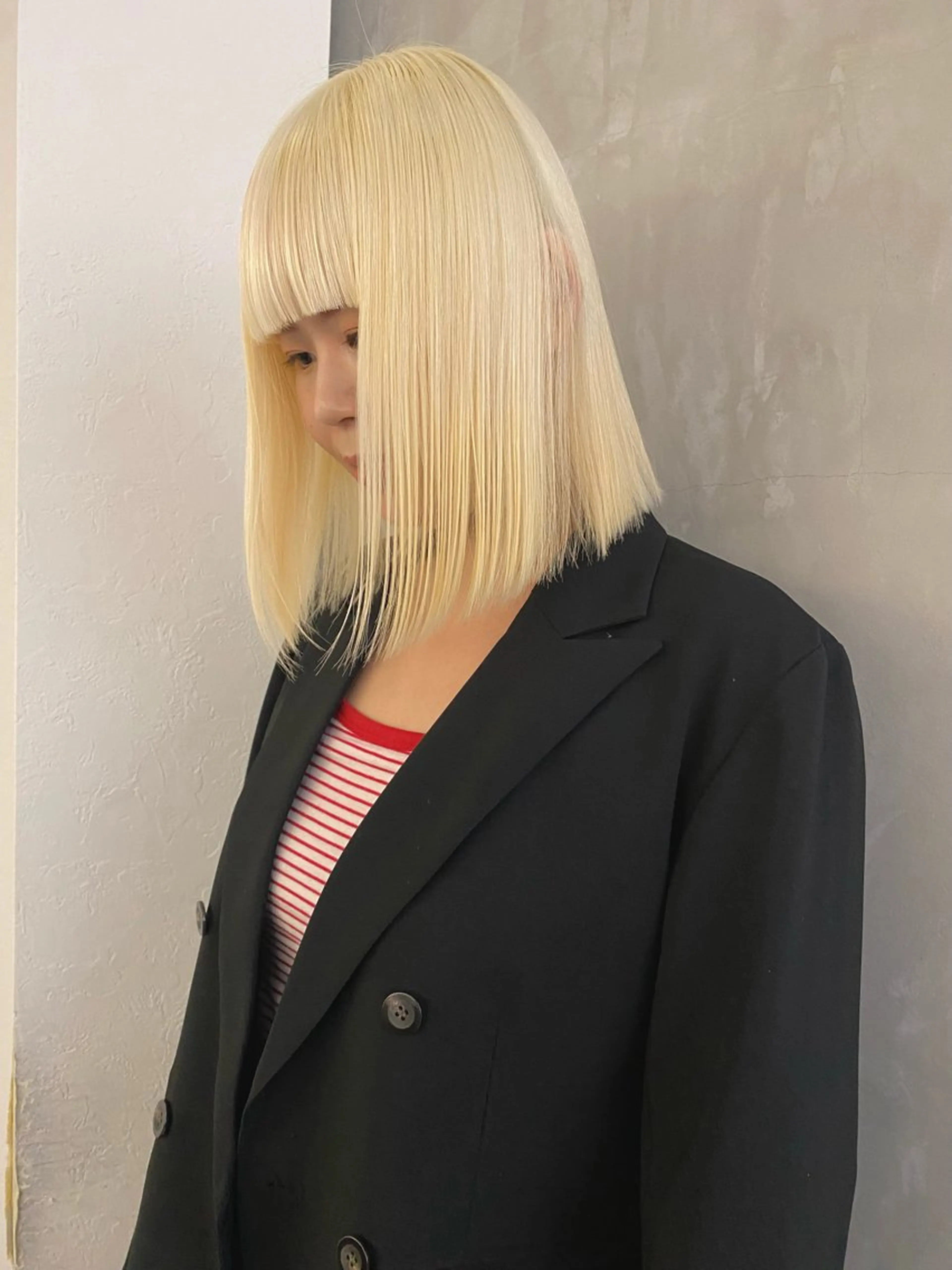 🧼minimo限定🧼ケアブリーチ×2＋カラー＋TR【シアー＆ペールトーン】の写真