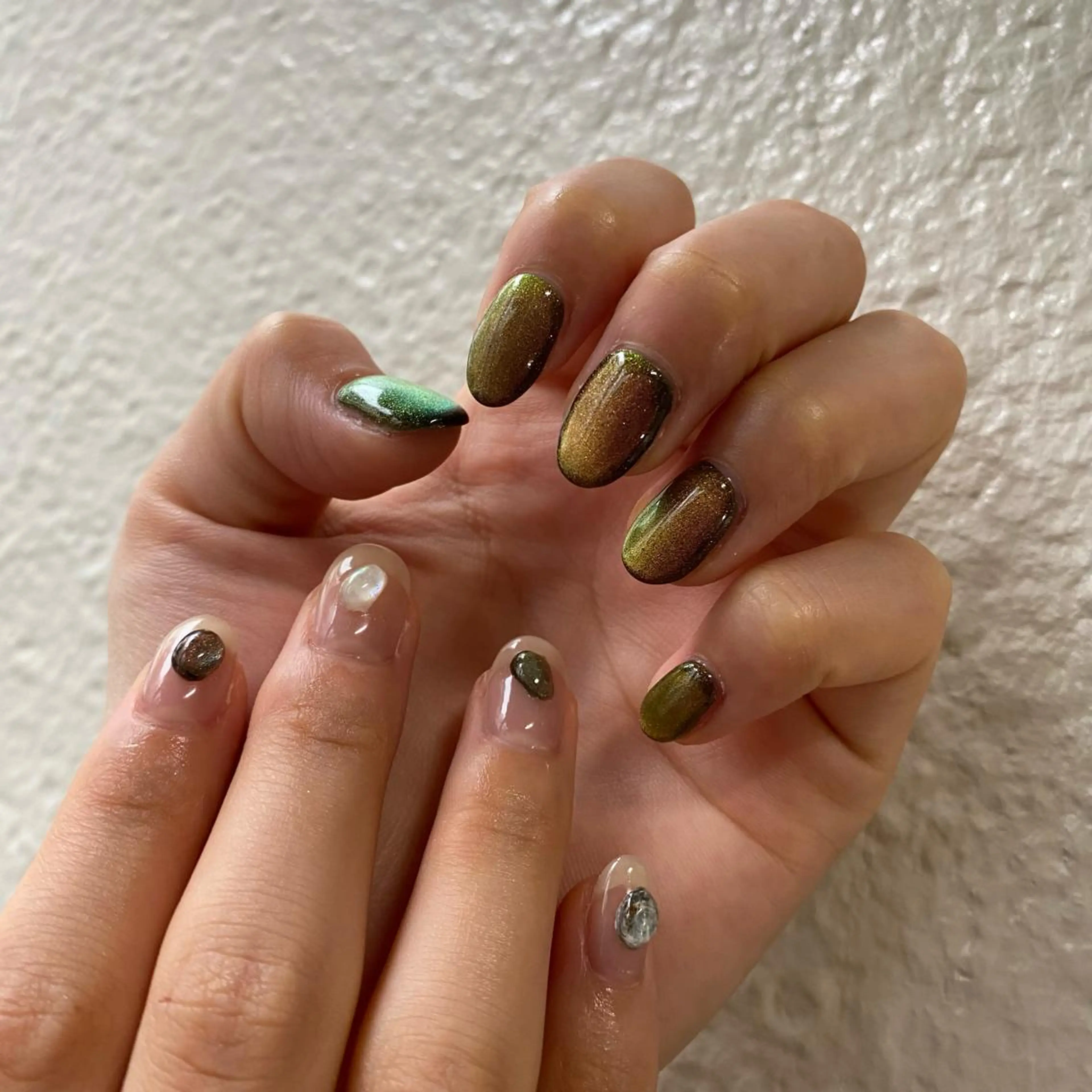 カラー ネイル scre as Etelのネイルデザイン